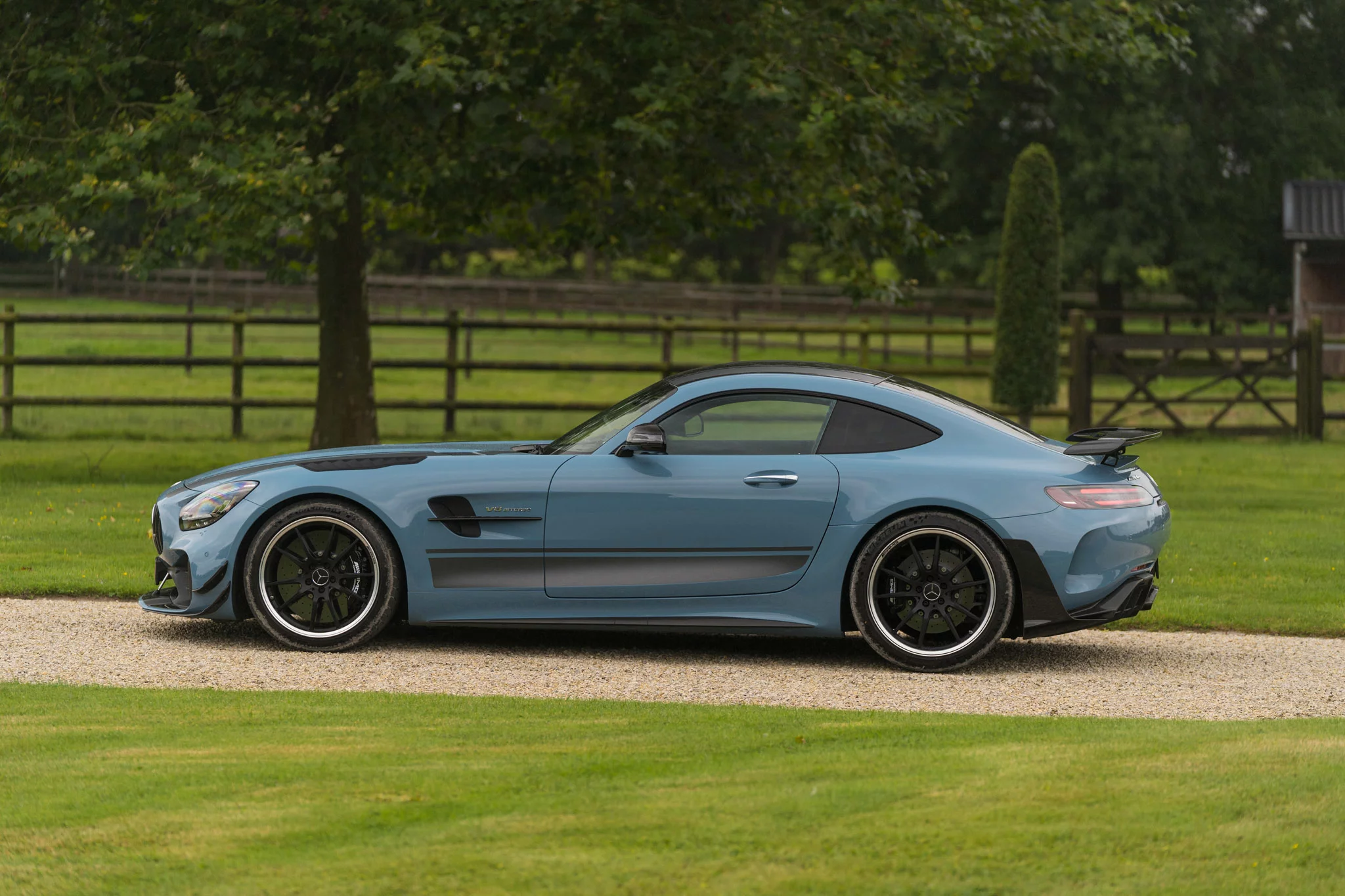China Blue Mercedes-AMG GT