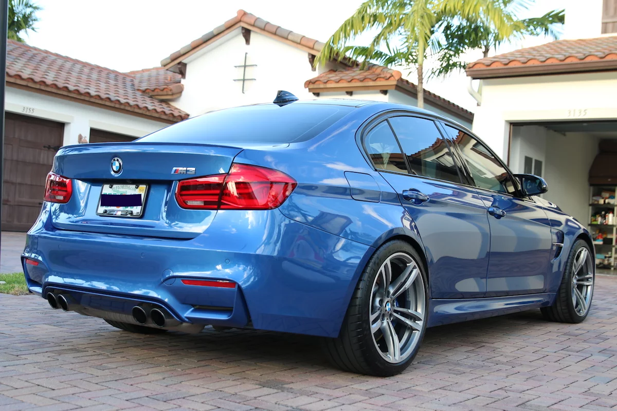 Monte Carlo Blue BMW M3