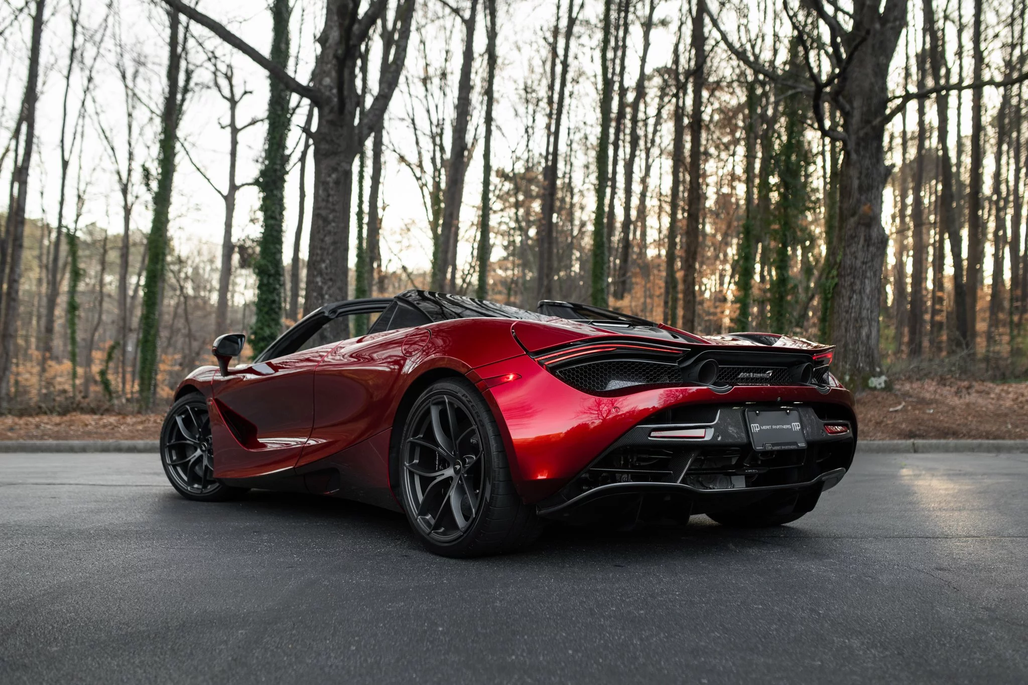 Volcano Red McLaren 720S