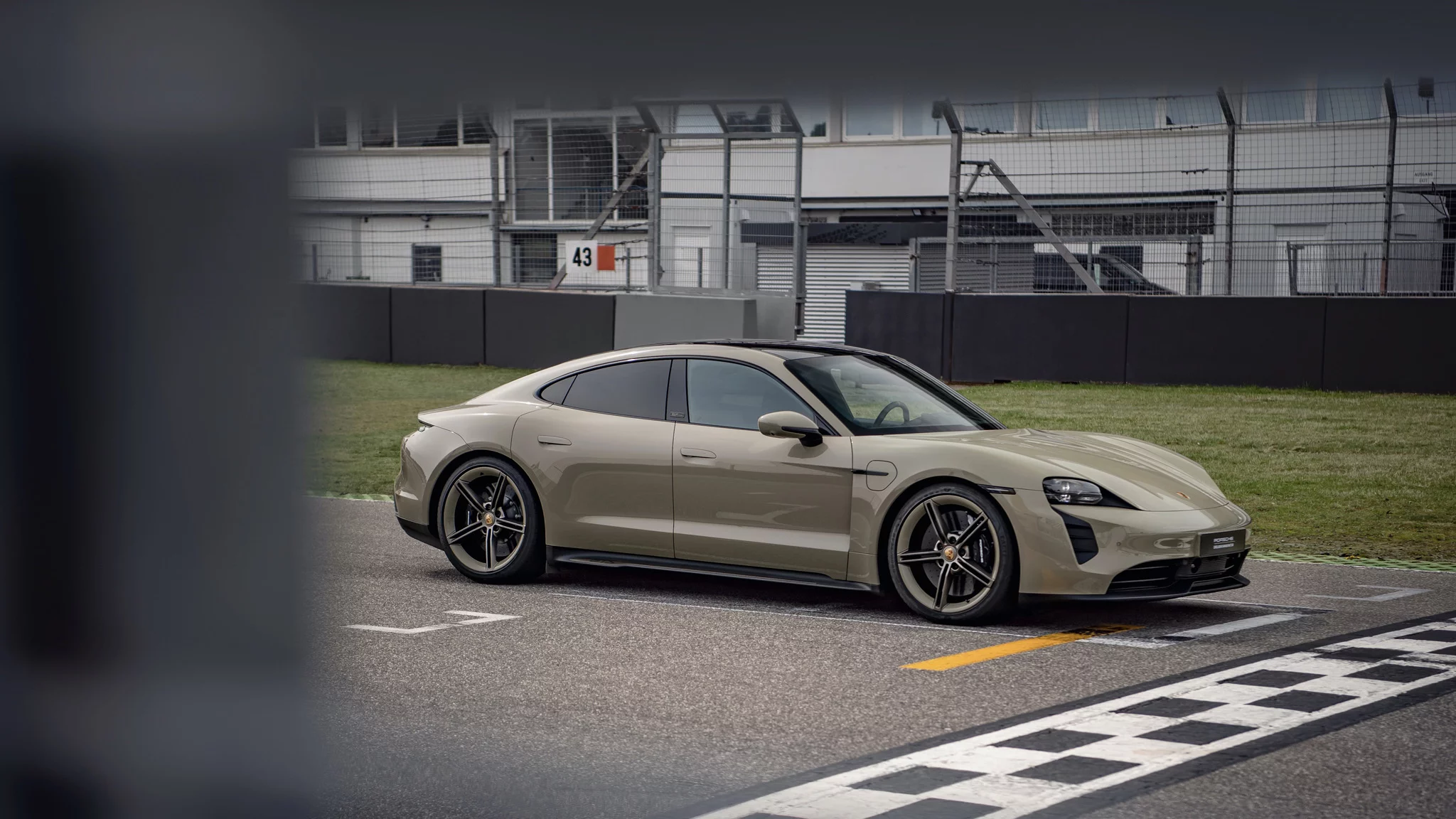 Stone Grey Porsche Taycan