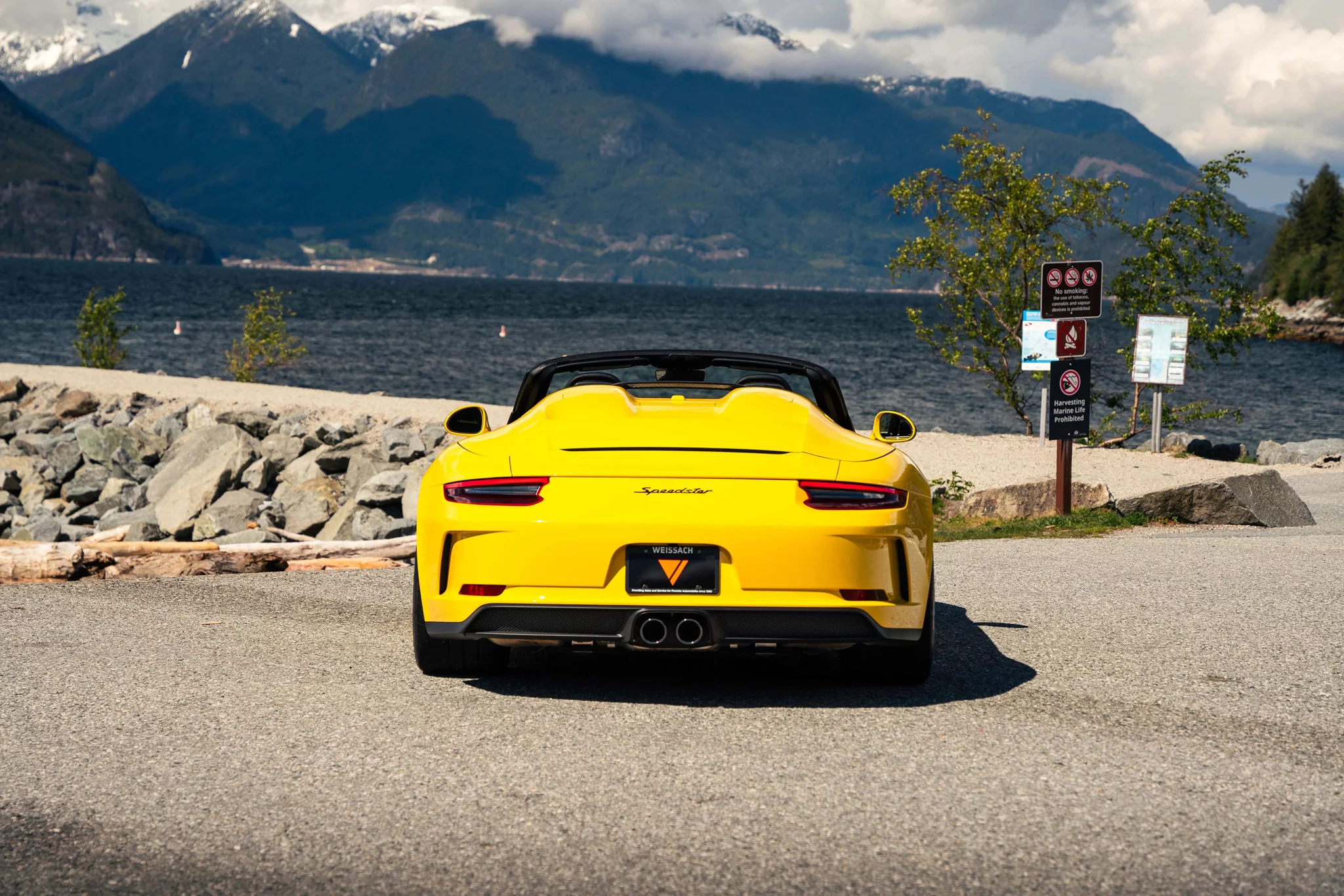 Racing Yellow Porsche 911 Speedster