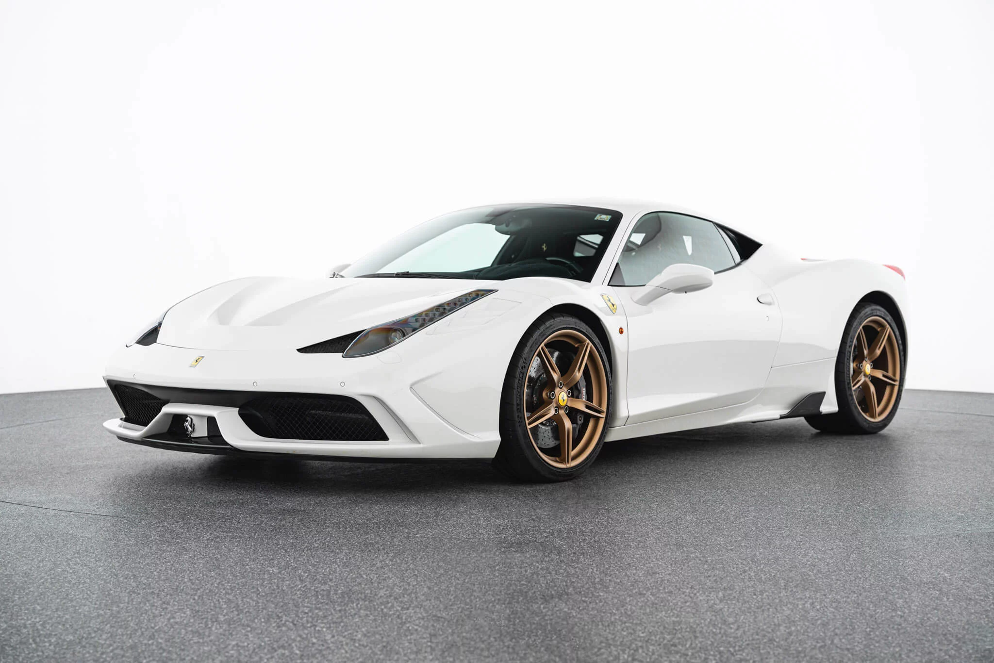 Bianco Avus Ferrari 458