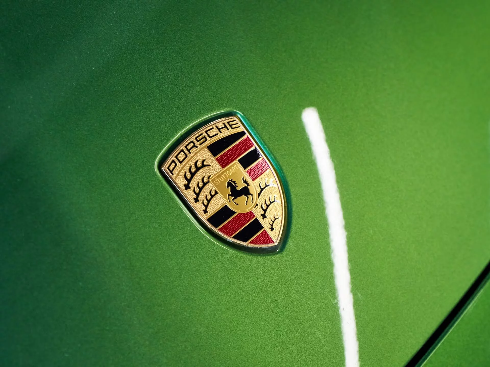 Mamba Green Porsche Taycan