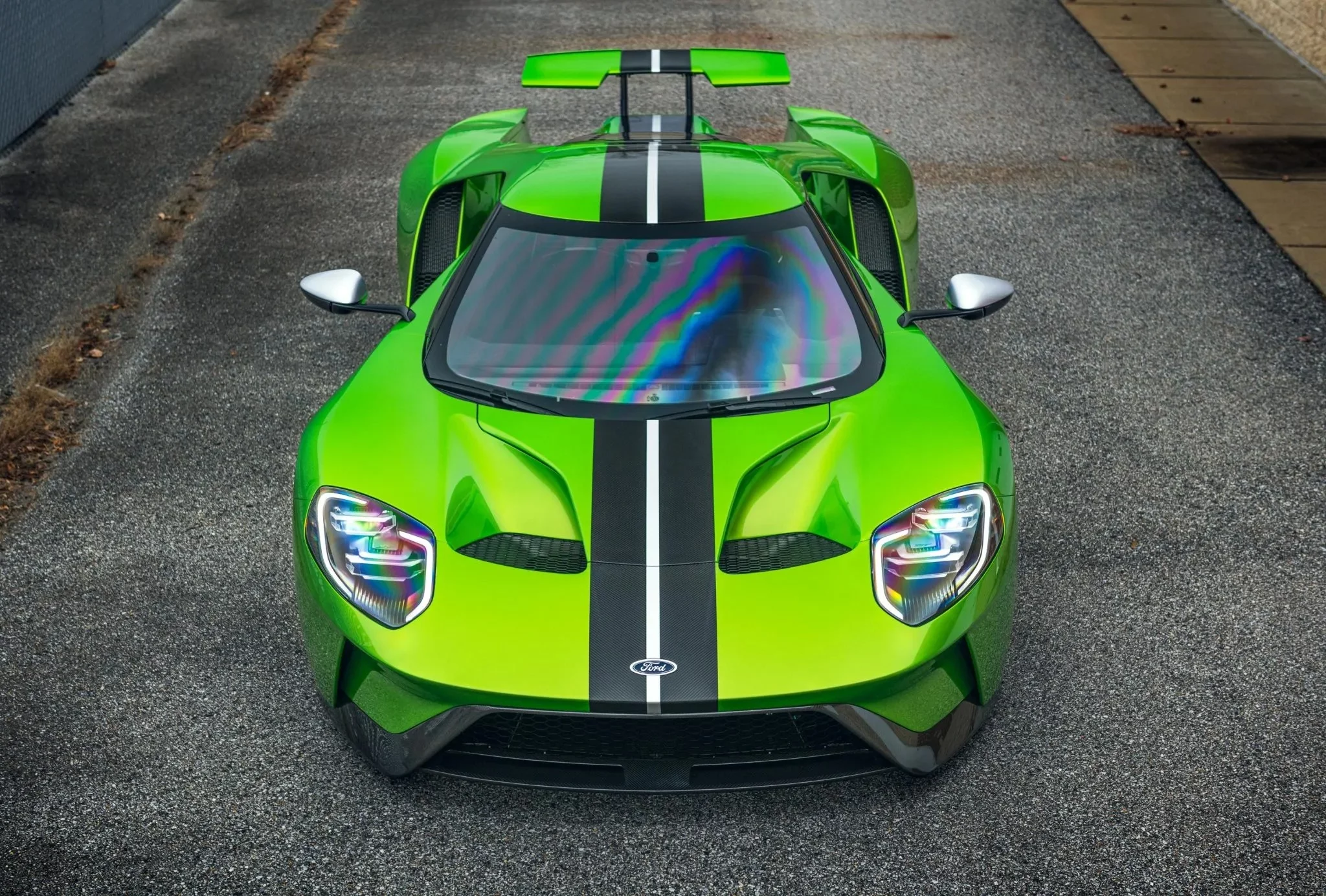 Snakeskin Green Ford GT