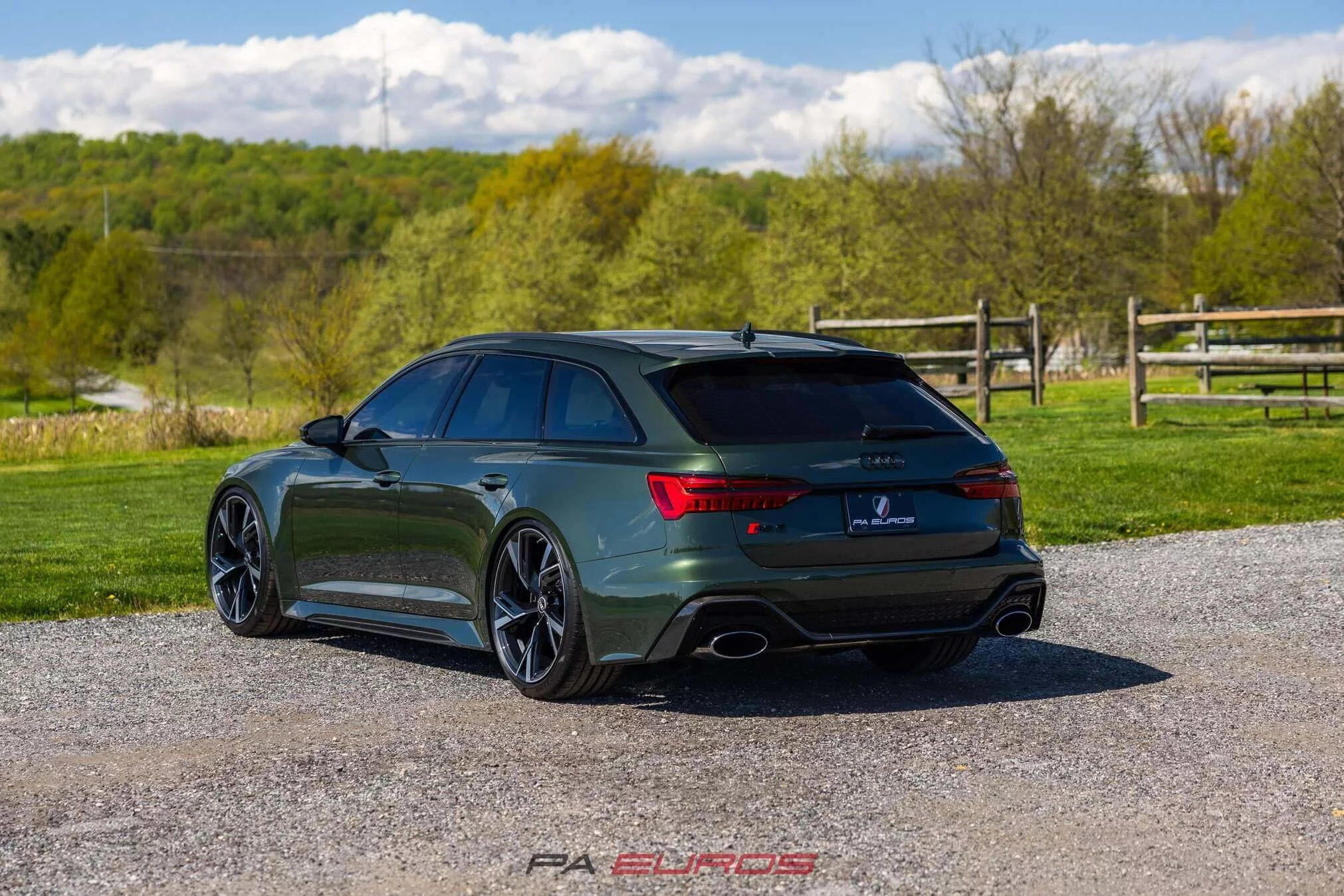 Oak Green Metallic Audi RS6 Avant