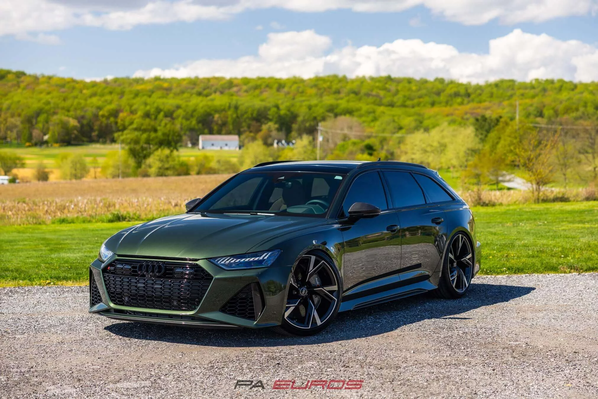 Oak Green Metallic Audi RS6 Avant