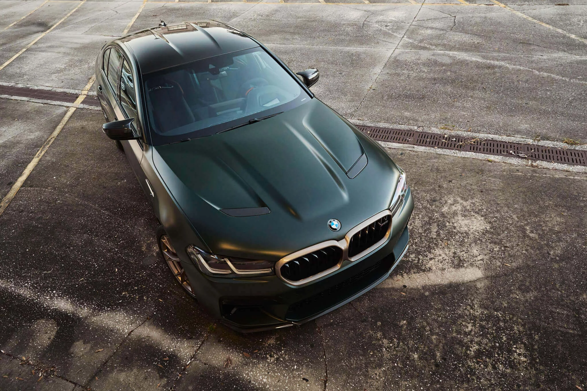 Frozen Deep Green BMW M5