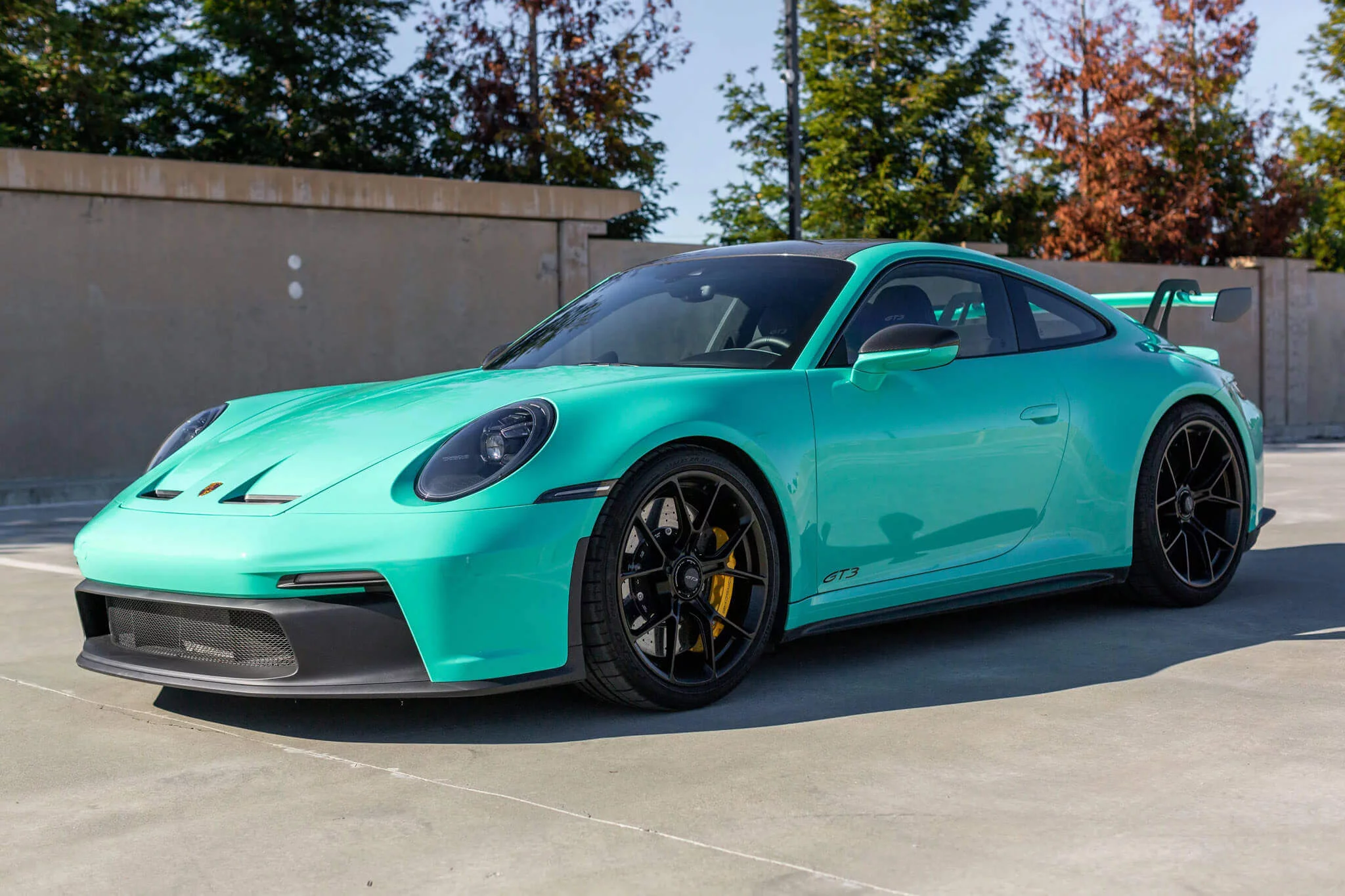 Mint Green Porsche 911 GT3
