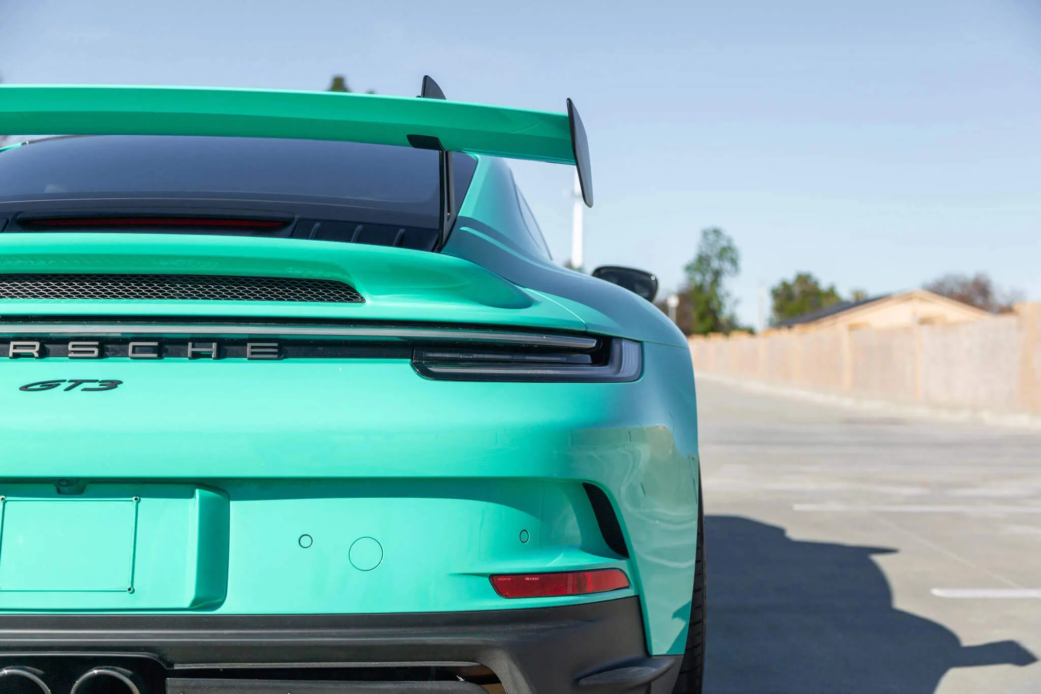 Mint Green Porsche 911 GT3