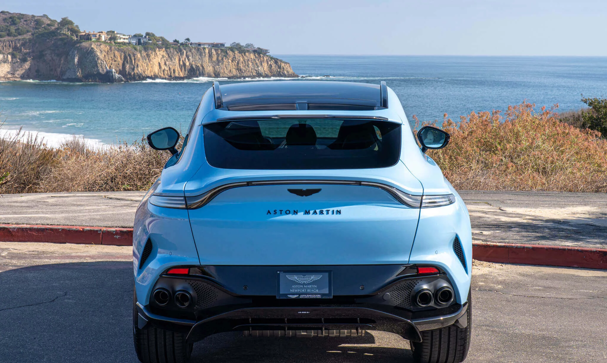 Frosted Glass Blue Aston Martin DBX