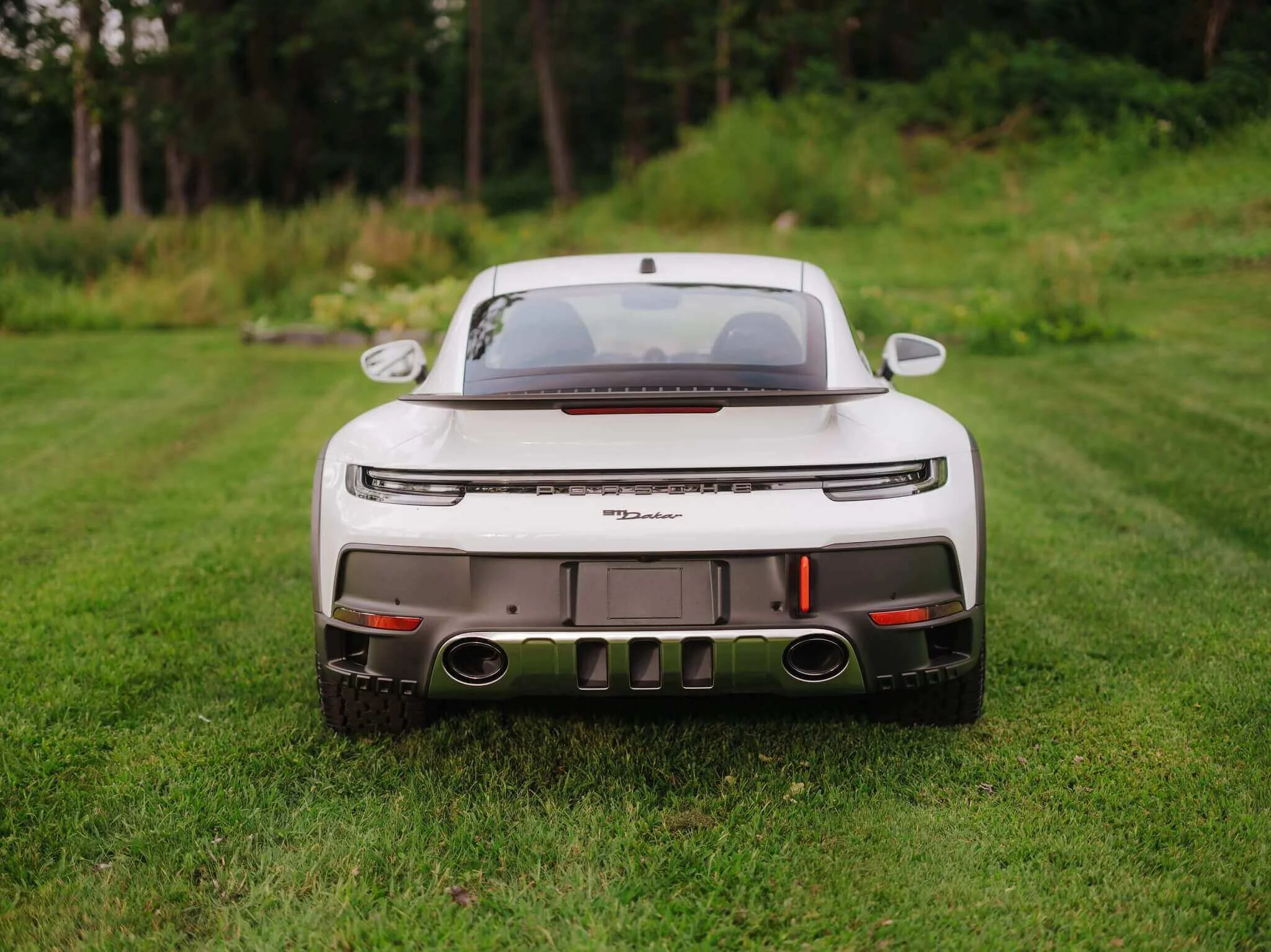 Pure White Porsche 911 Dakar