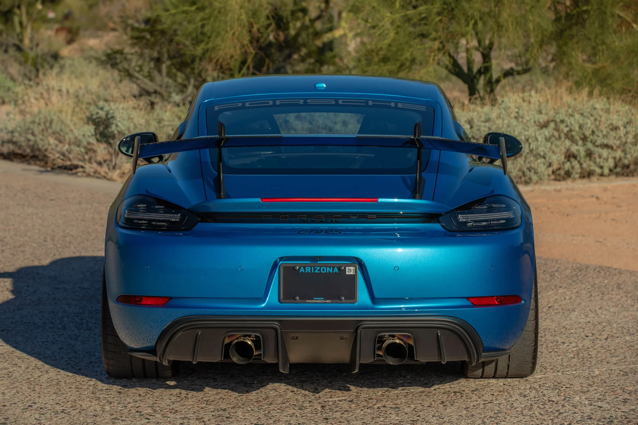 South Sea Blue Porsche 718 Cayman GT4 RS
