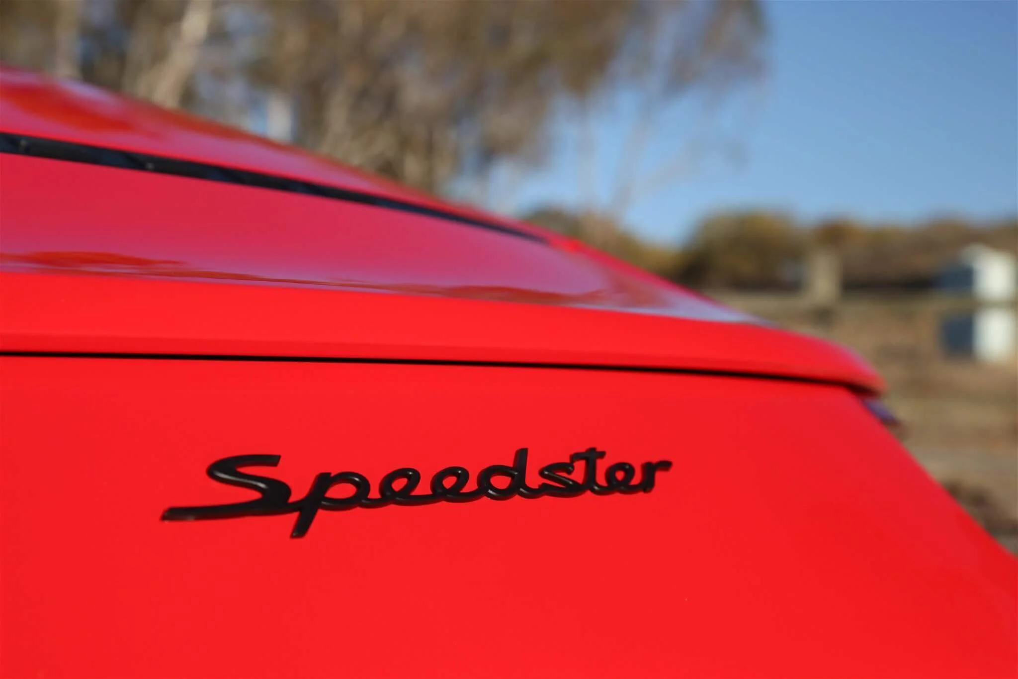 Guards Red Porsche 911 Speedster