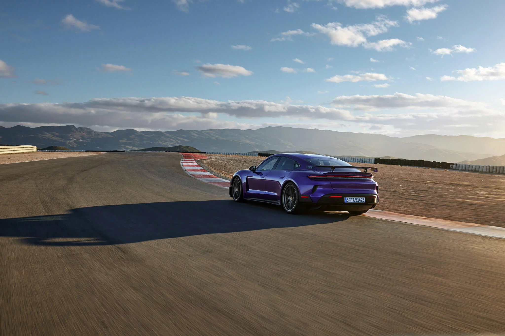 Purple Sky Metallic Porsche Taycan