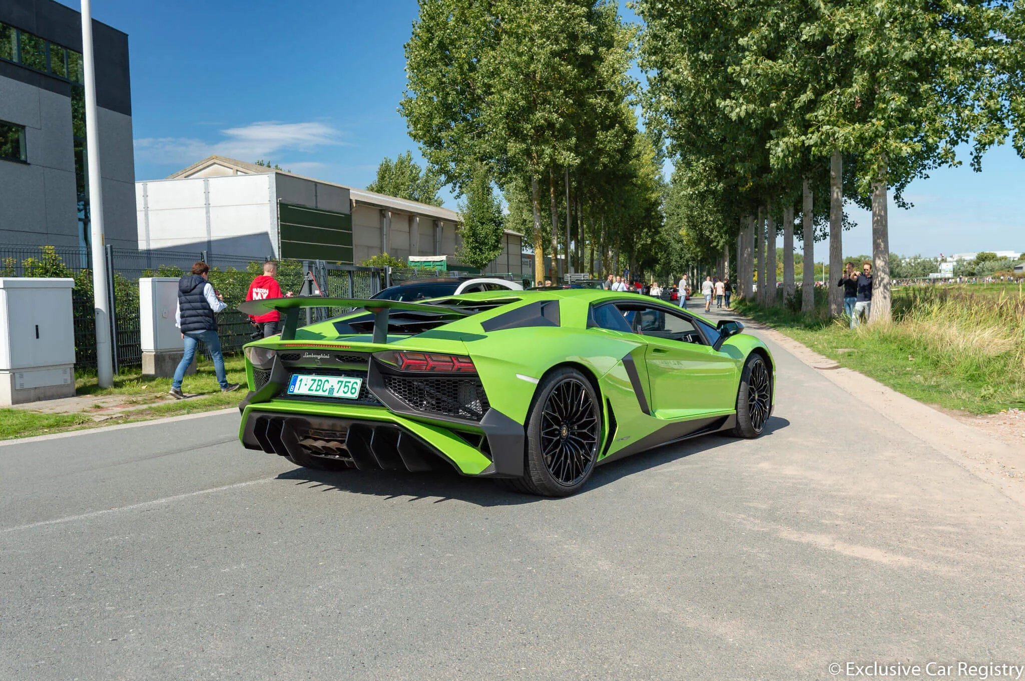 Verde Ithaca Lamborghini Aventador