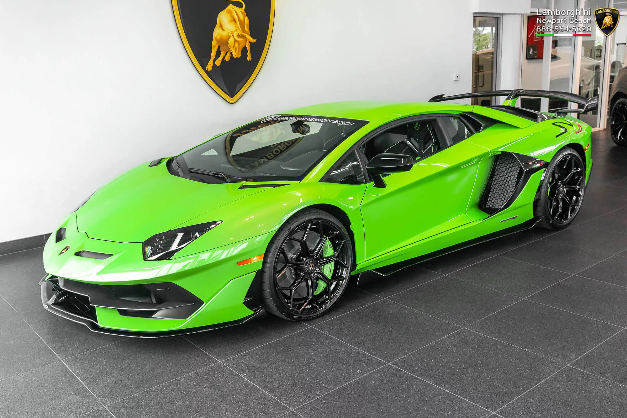 Verde Ithaca Lamborghini Aventador