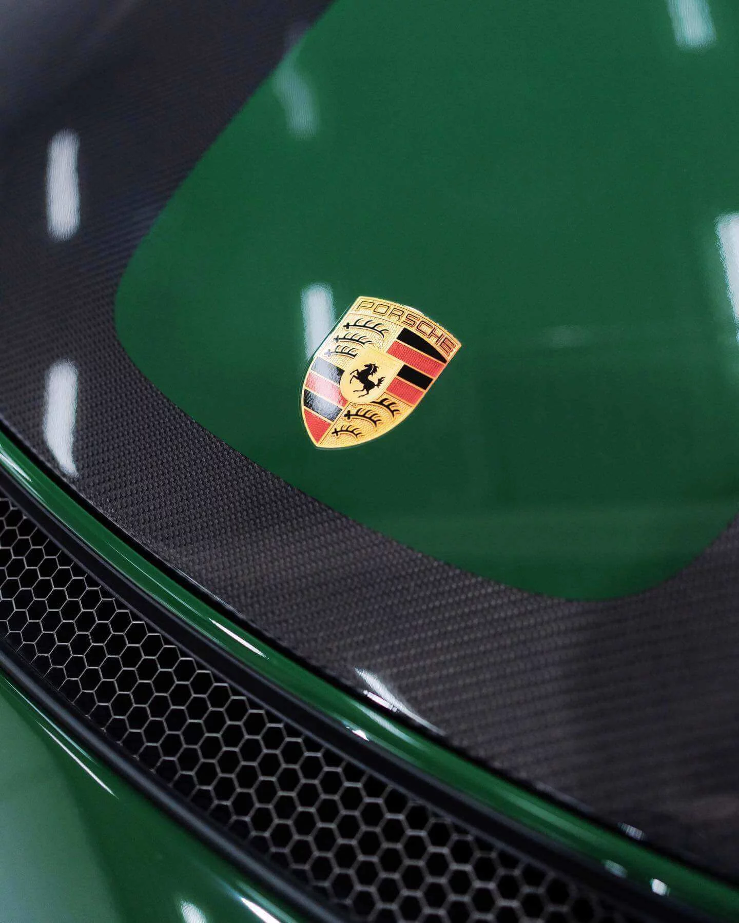 British Racing Green Porsche 718 Cayman GT4 RS