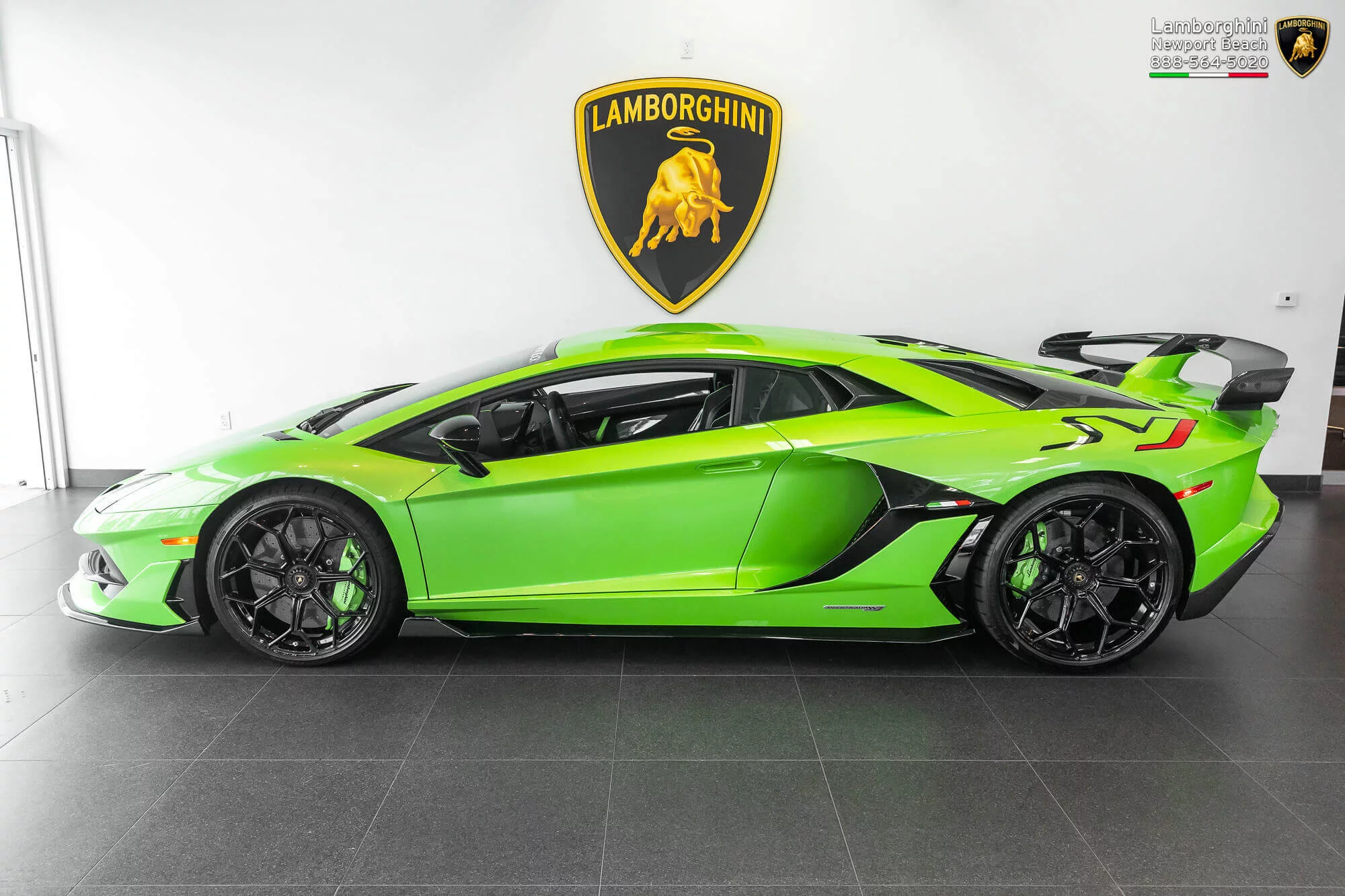 Verde Ithaca Lamborghini Aventador