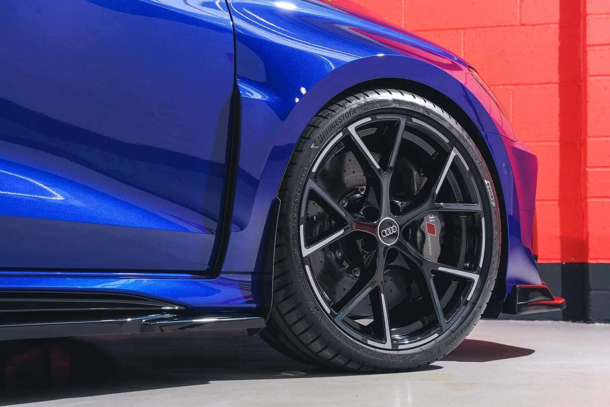 San Marino Blue Audi RS3