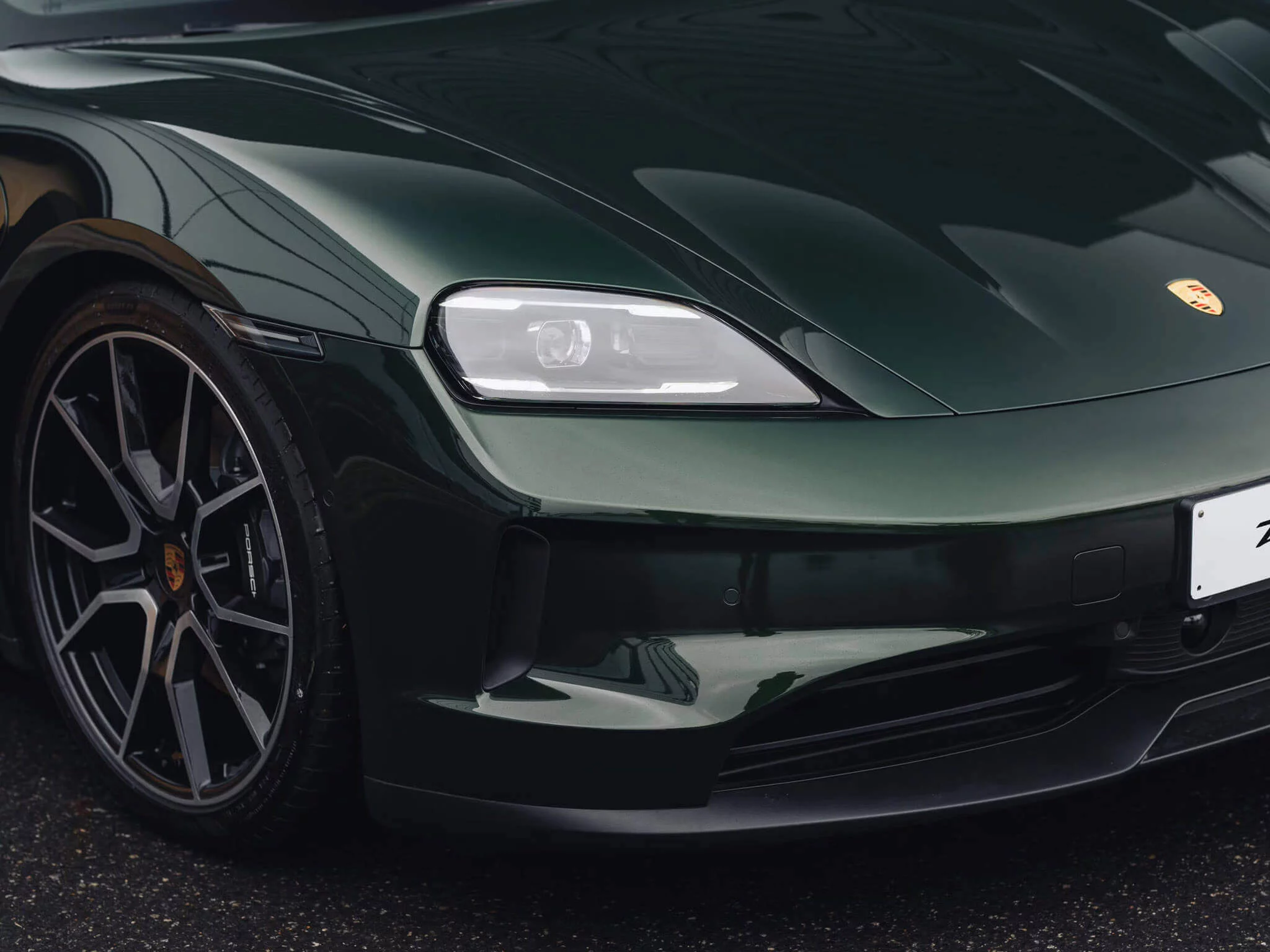 Oak Green Metallic Neo Porsche Taycan