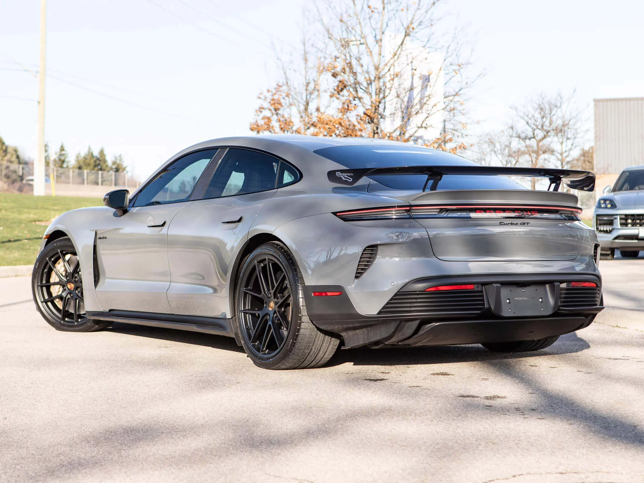 China Grey Porsche Taycan