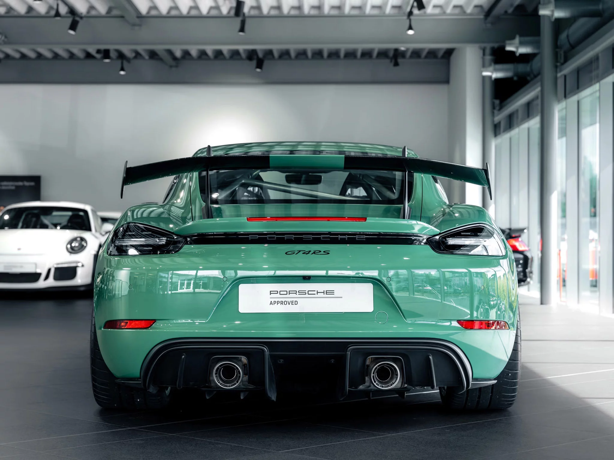 Auratium Green Porsche 718 Cayman GT4 RS