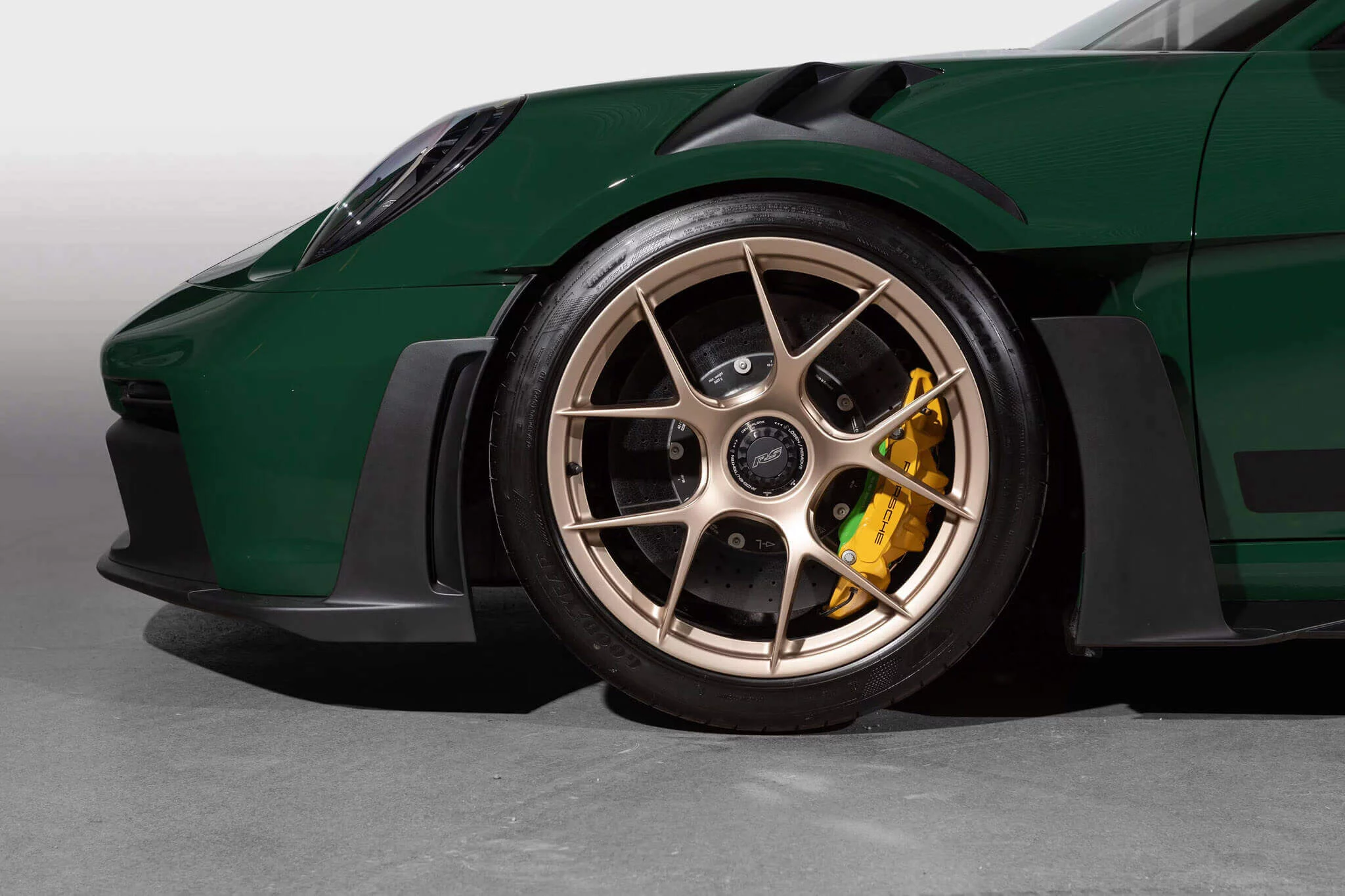 British Racing Green Porsche 911 GT3 RS