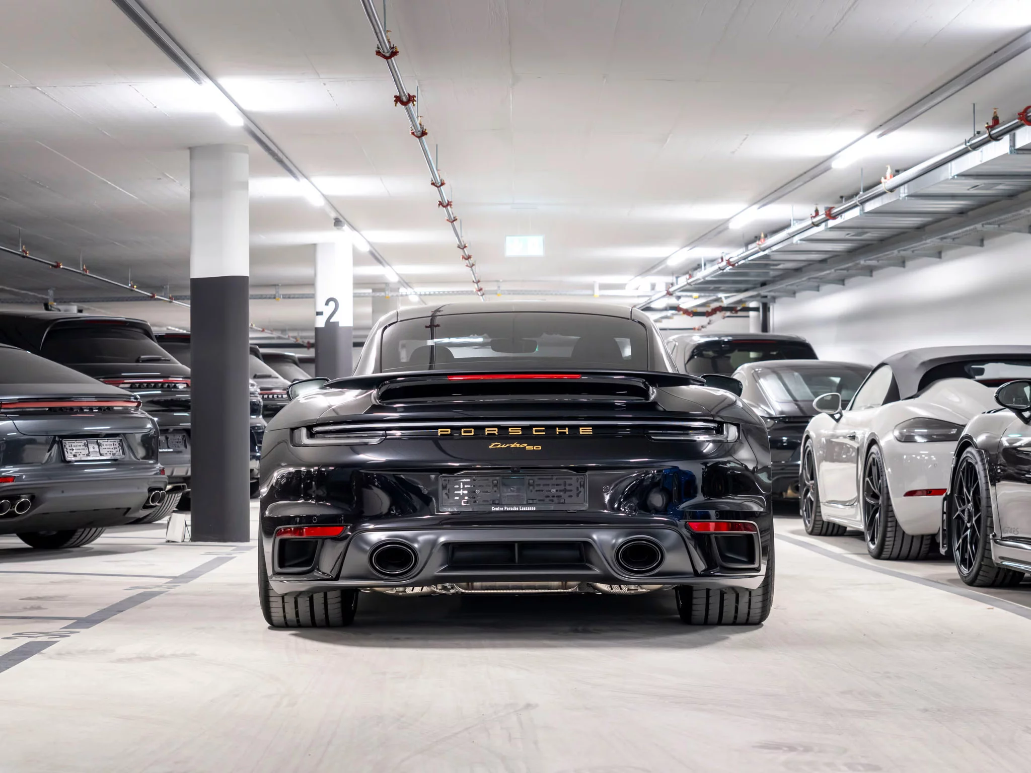 Jet Black Metallic Porsche 911 Turbo