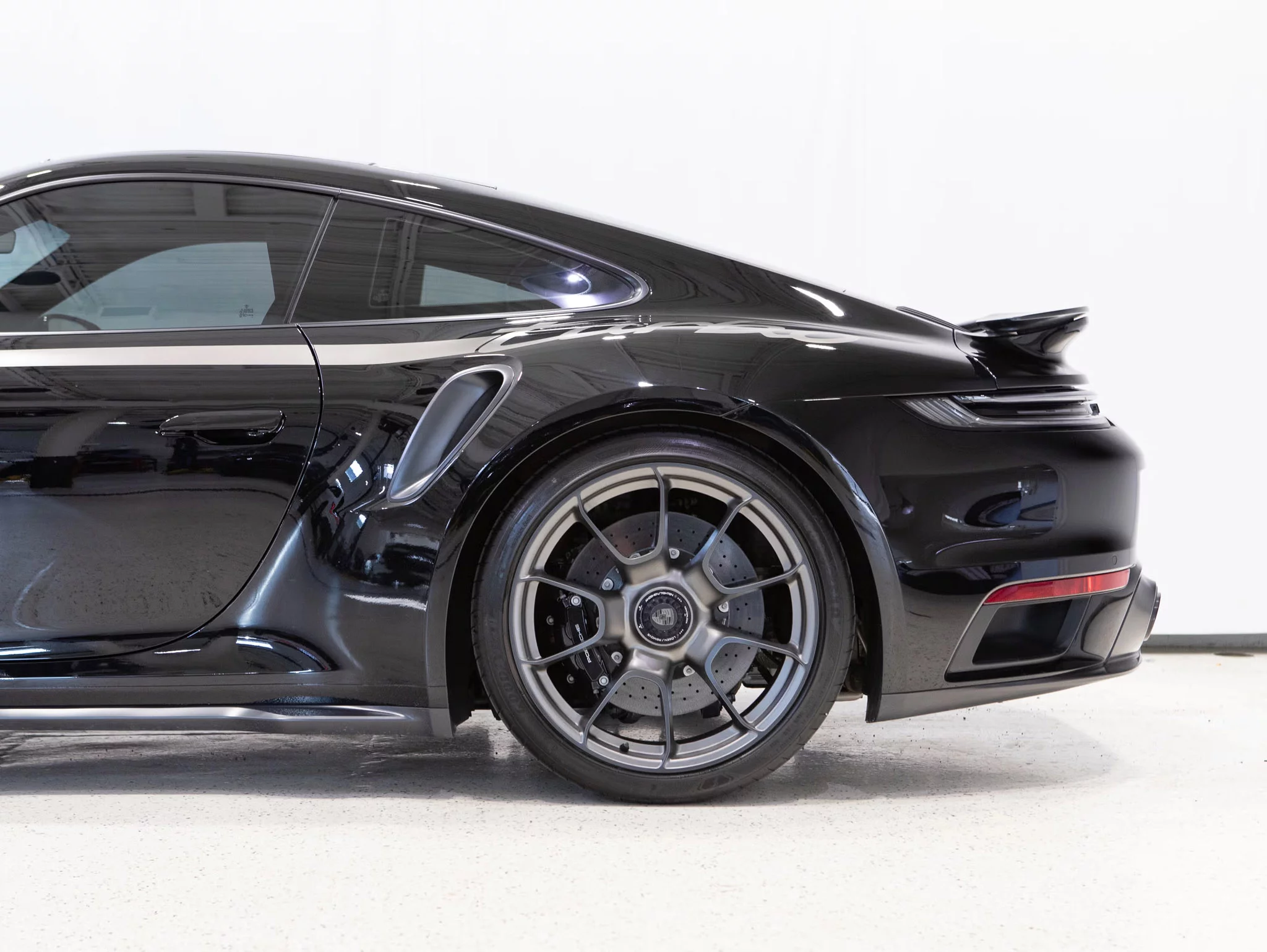 Black Porsche 911 Turbo