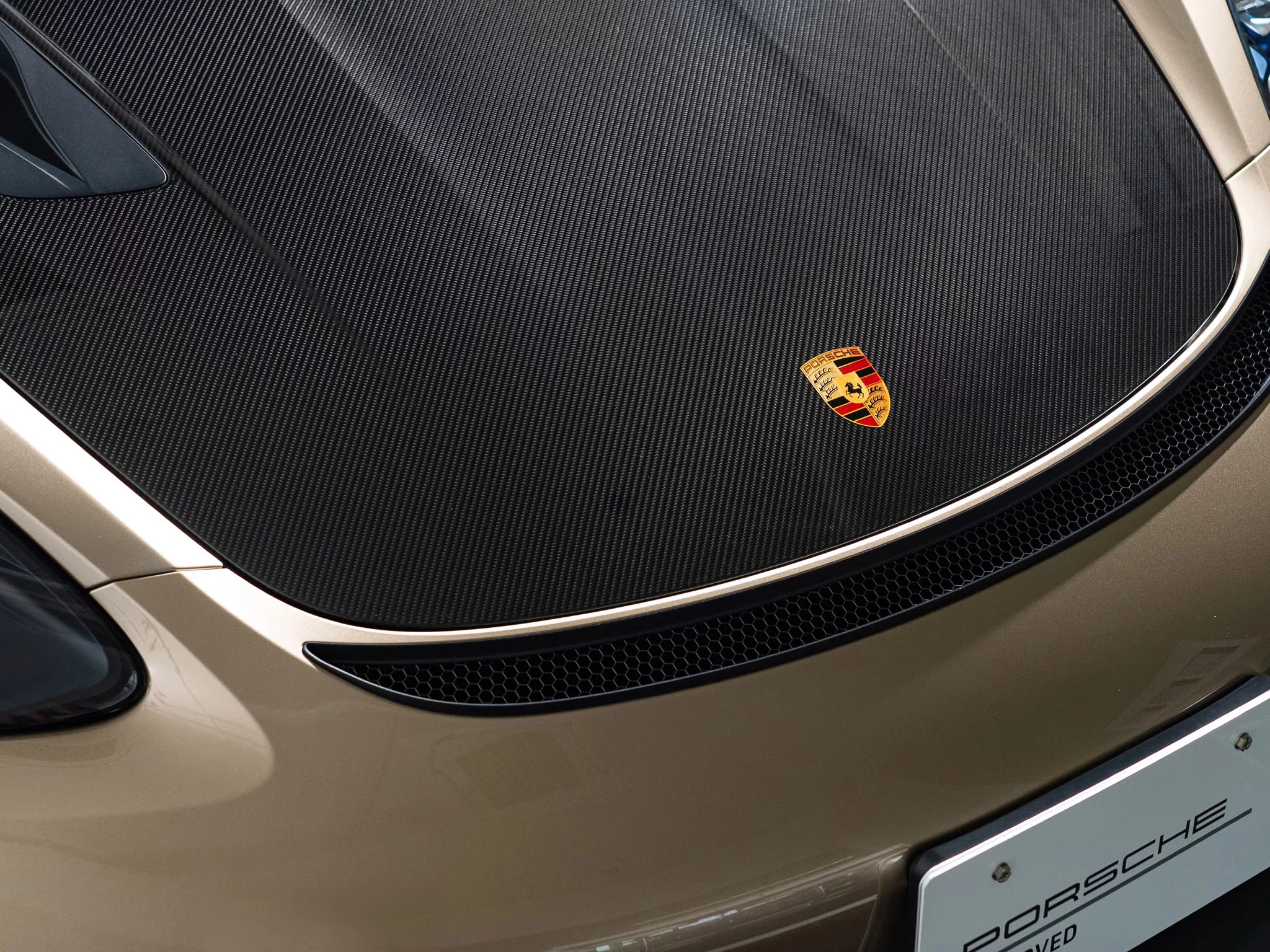 Gold Bronze Metallic Porsche 718 Cayman GT4 RS
