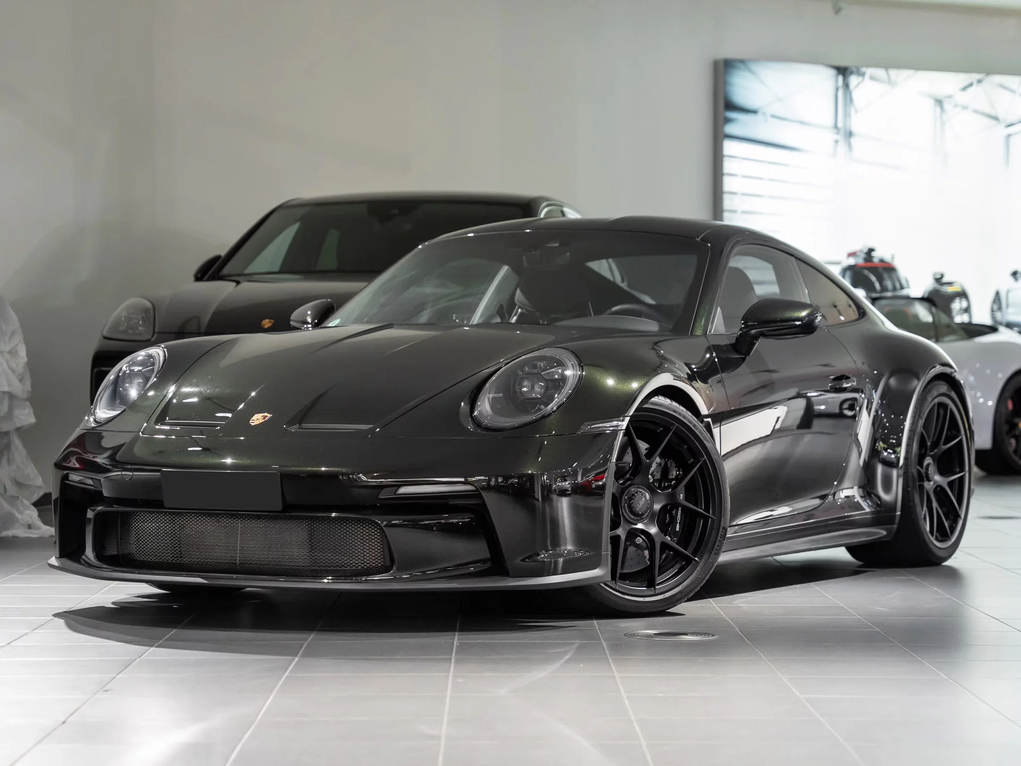Dark Olive Metallic Porsche 911 S/T