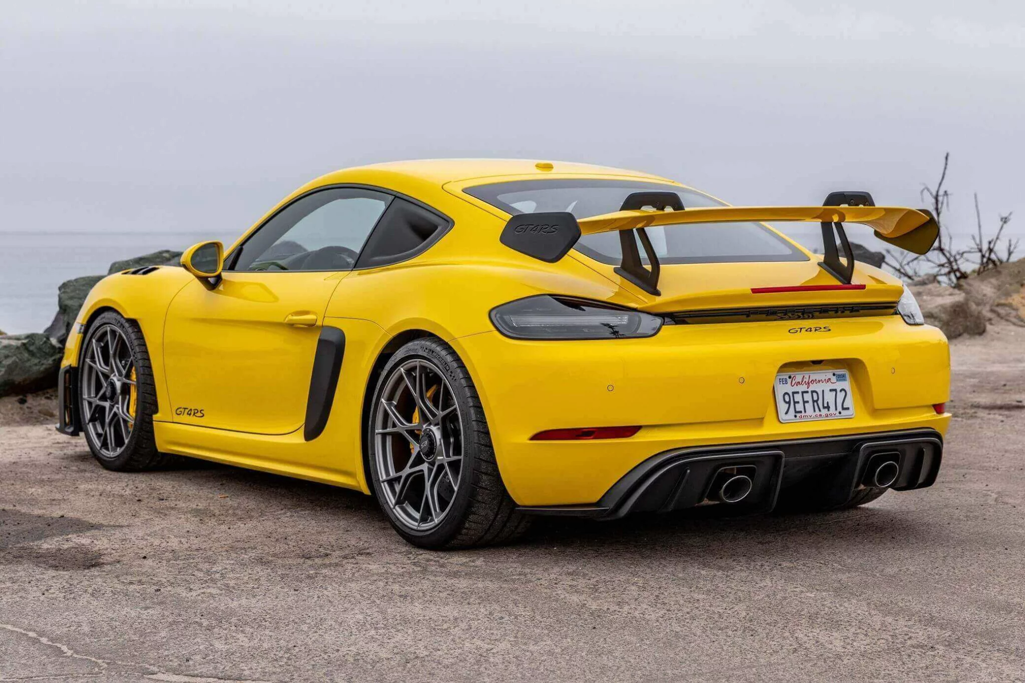 Racing Yellow Porsche 718 Cayman GT4 RS