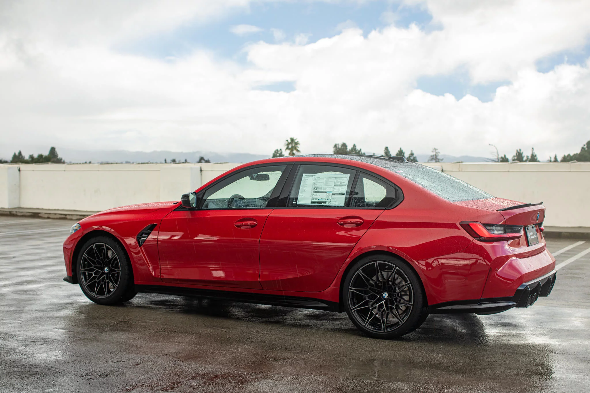 Cinnabar BMW M3