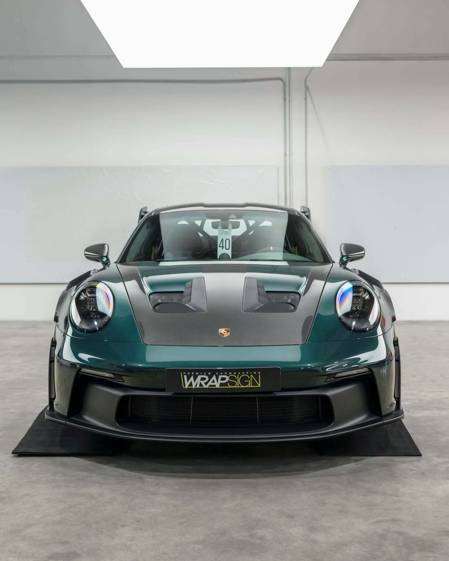 Forest Green Metallic Porsche 911 GT3 RS