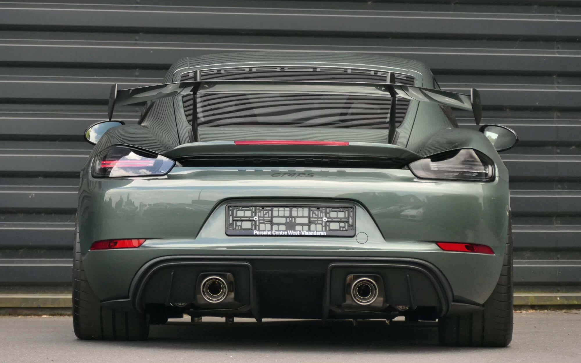 Malachite Green Metallic Porsche 718 Cayman GT4 RS