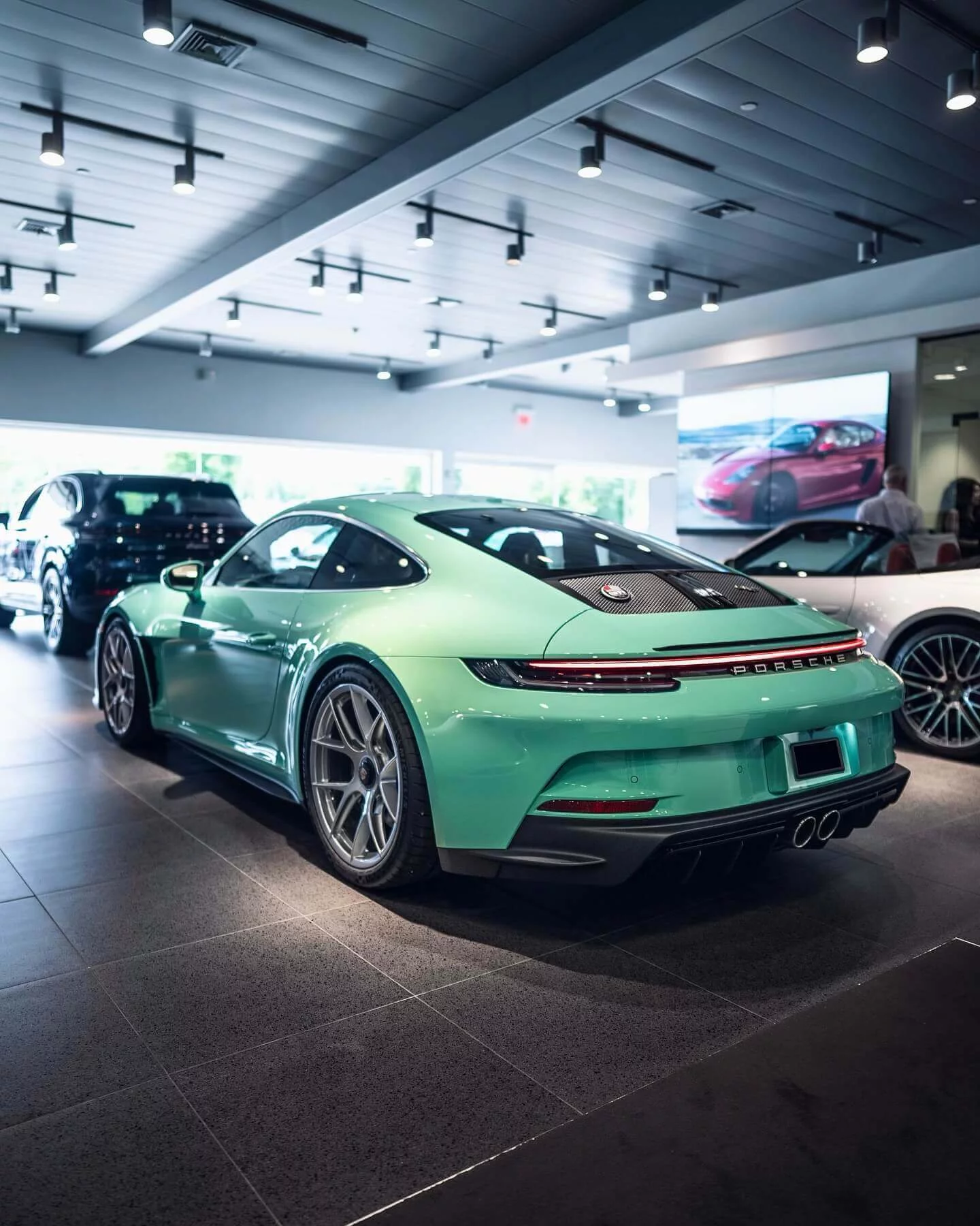 Mint Green Porsche 911 S/T