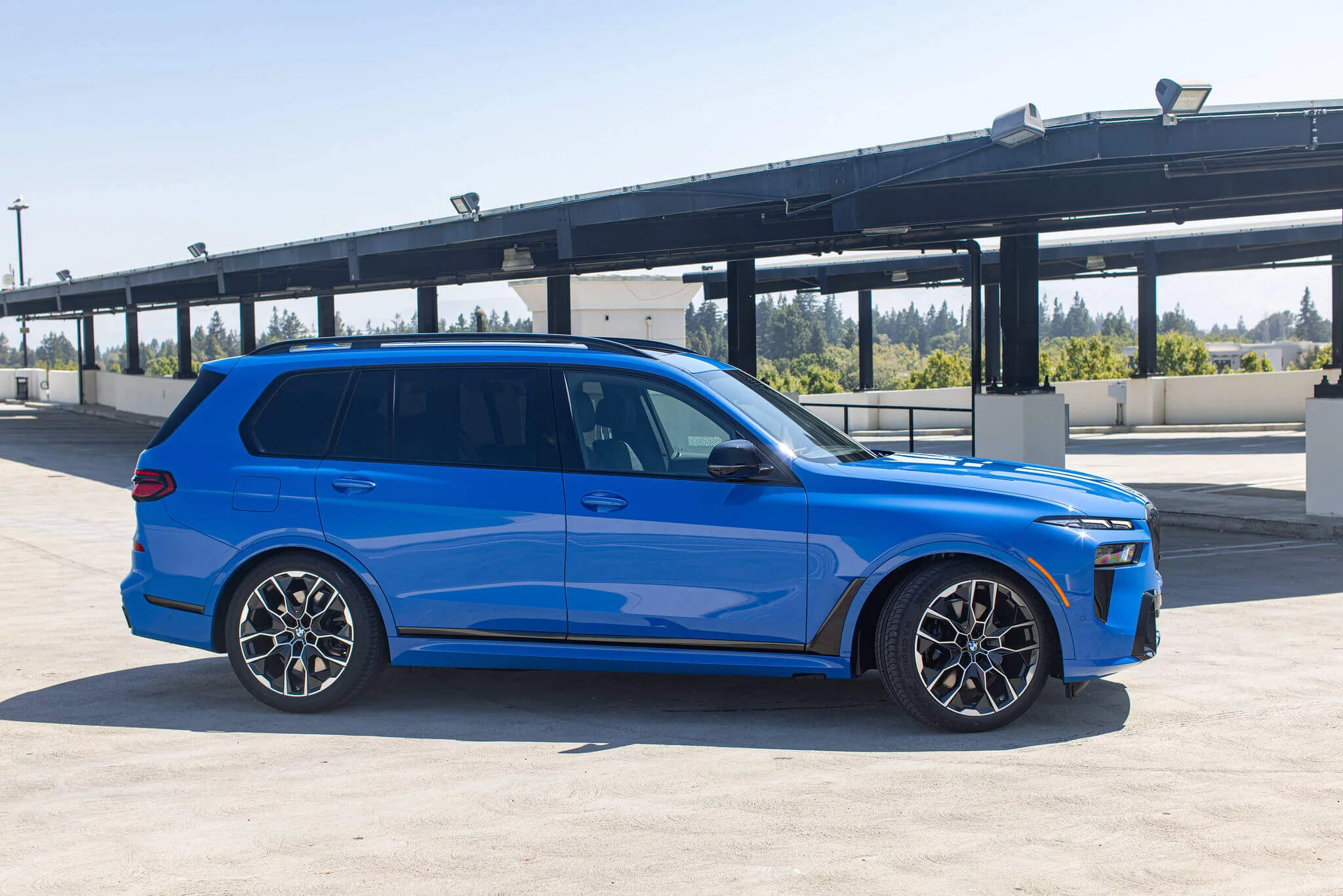 Santorini Blue BMW X7