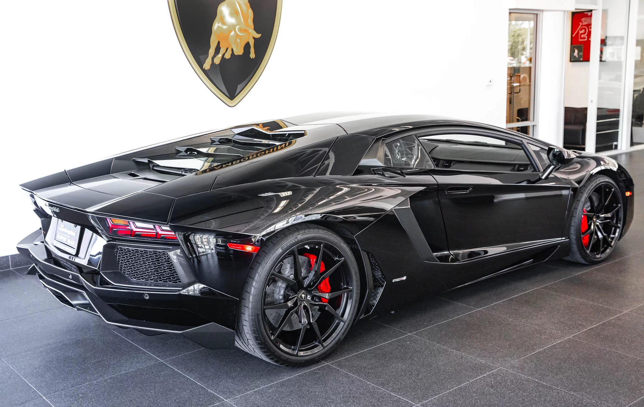 Nero Aldebaran Lamborghini Aventador