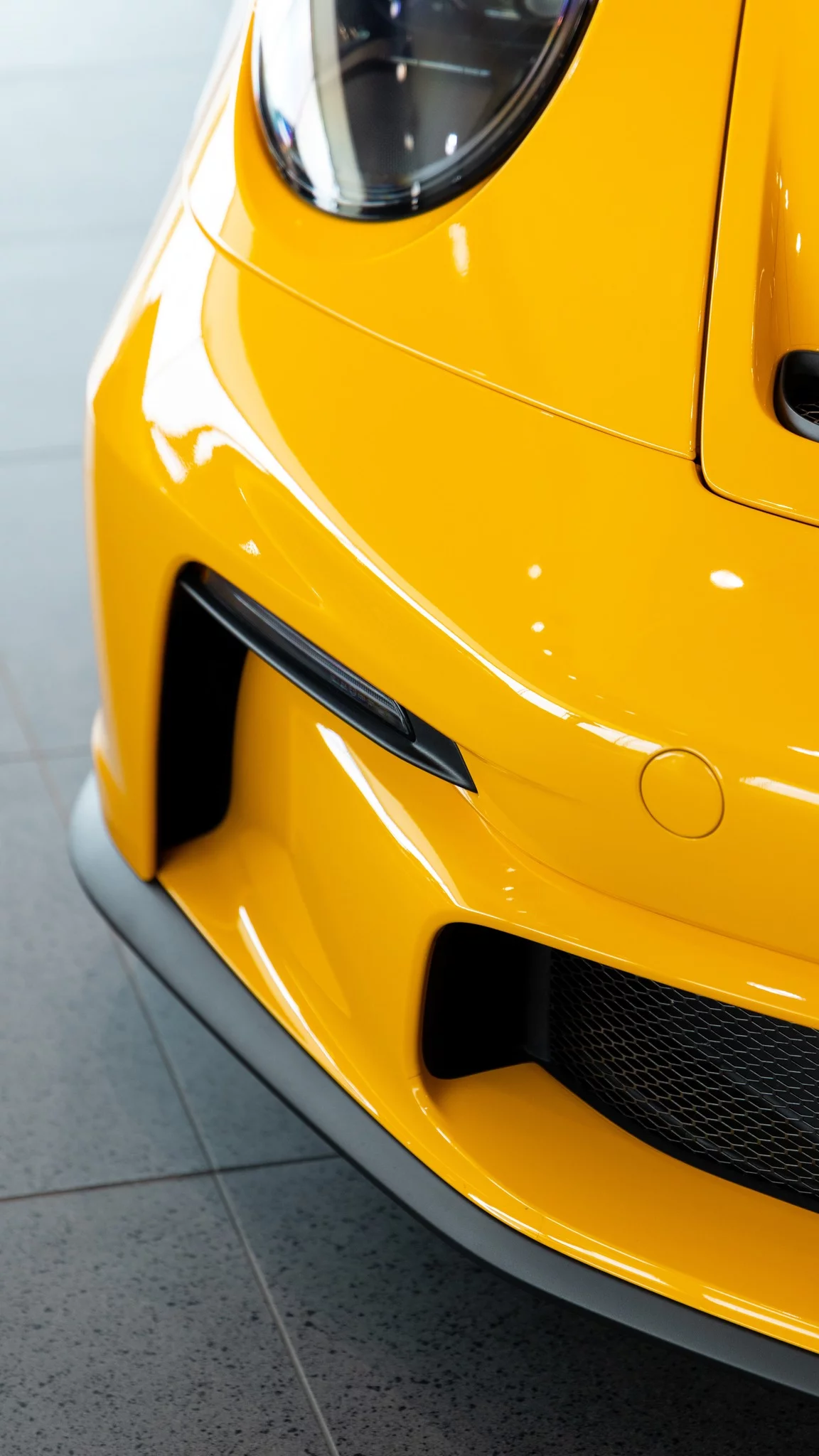 Signal Yellow Porsche 911 GT3