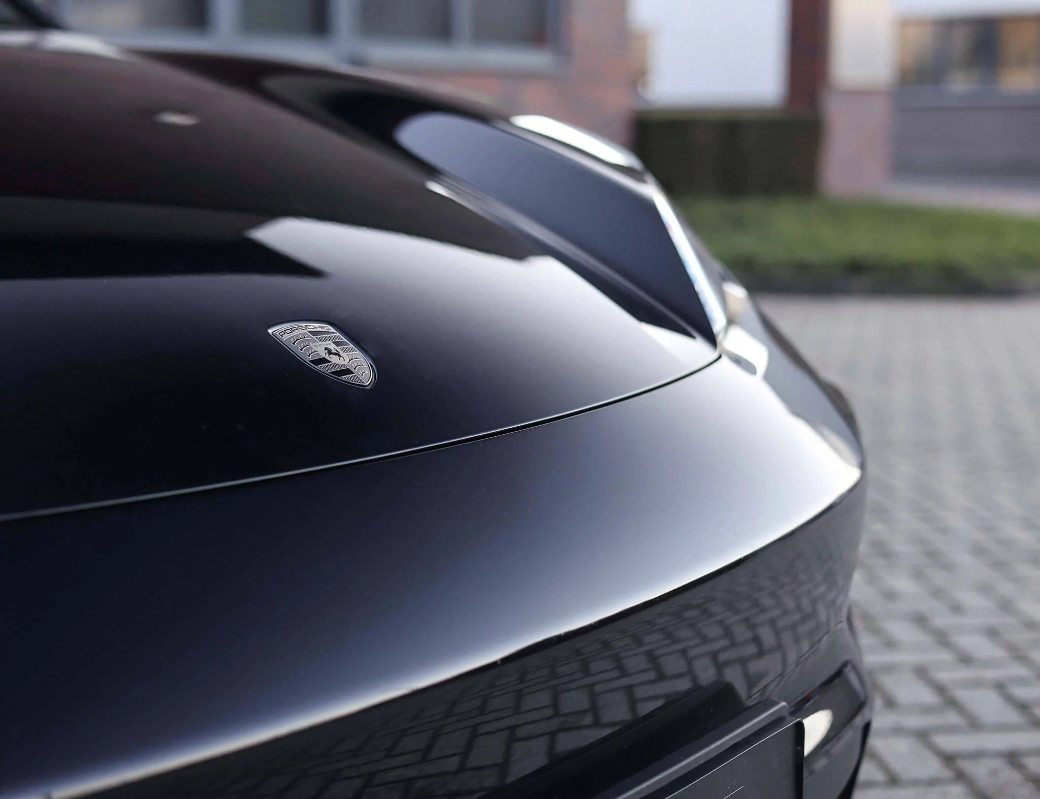 Jet Black Metallic Porsche Macan Electric