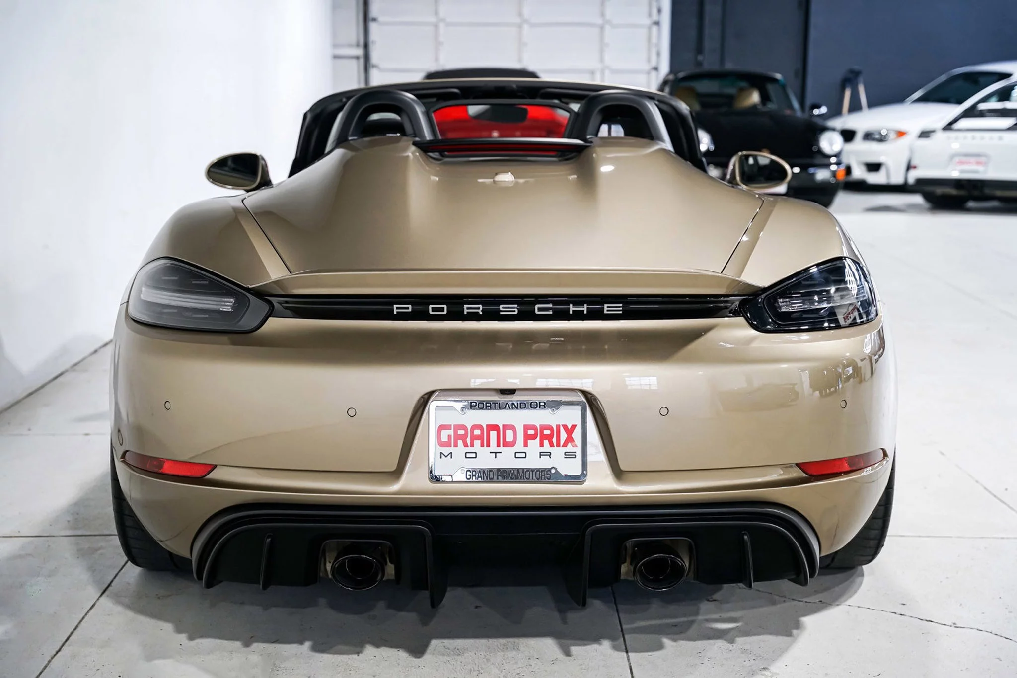 Gold Bronze Metallic Porsche 718