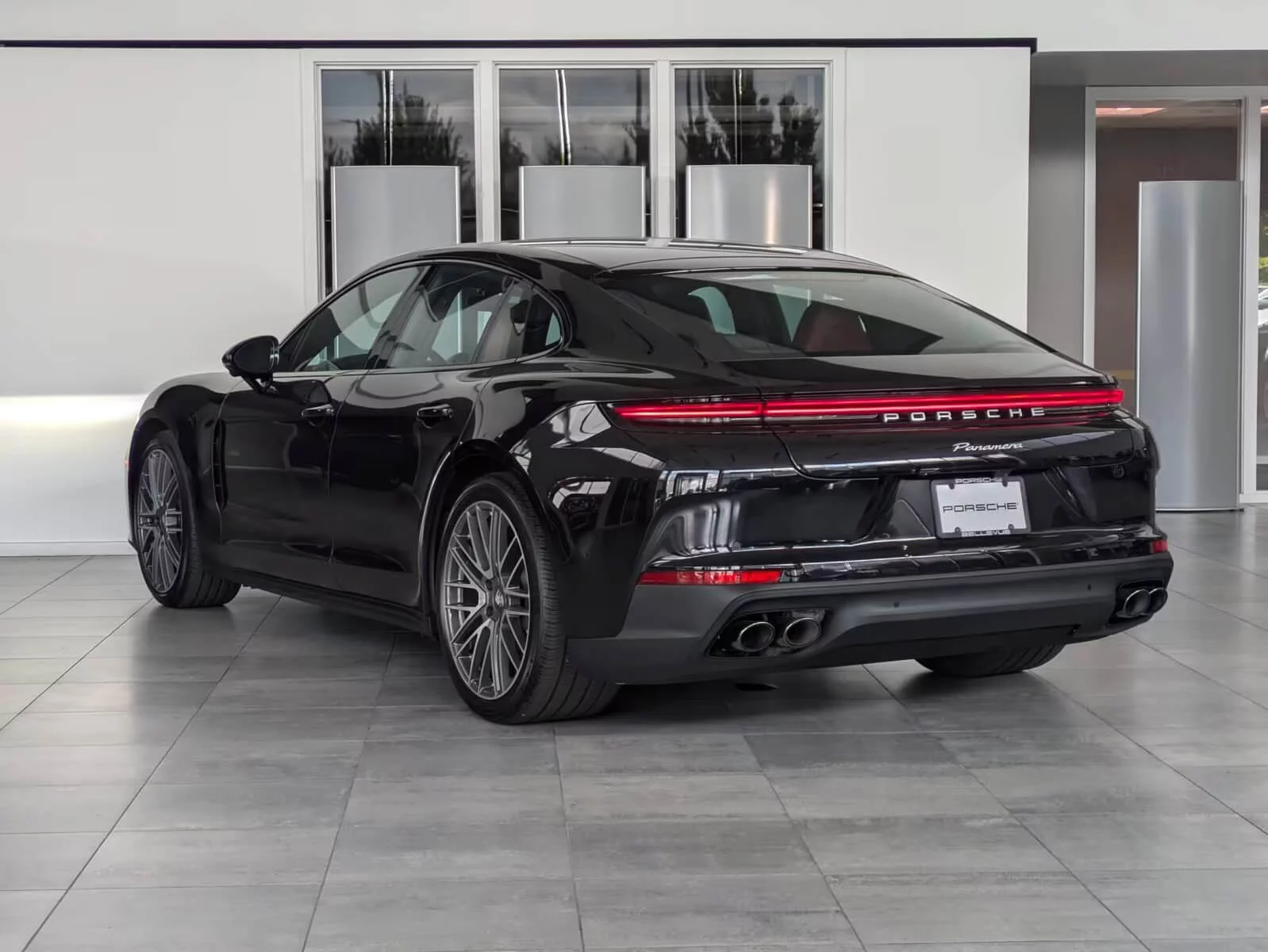 Jet Black Metallic Porsche Panamera