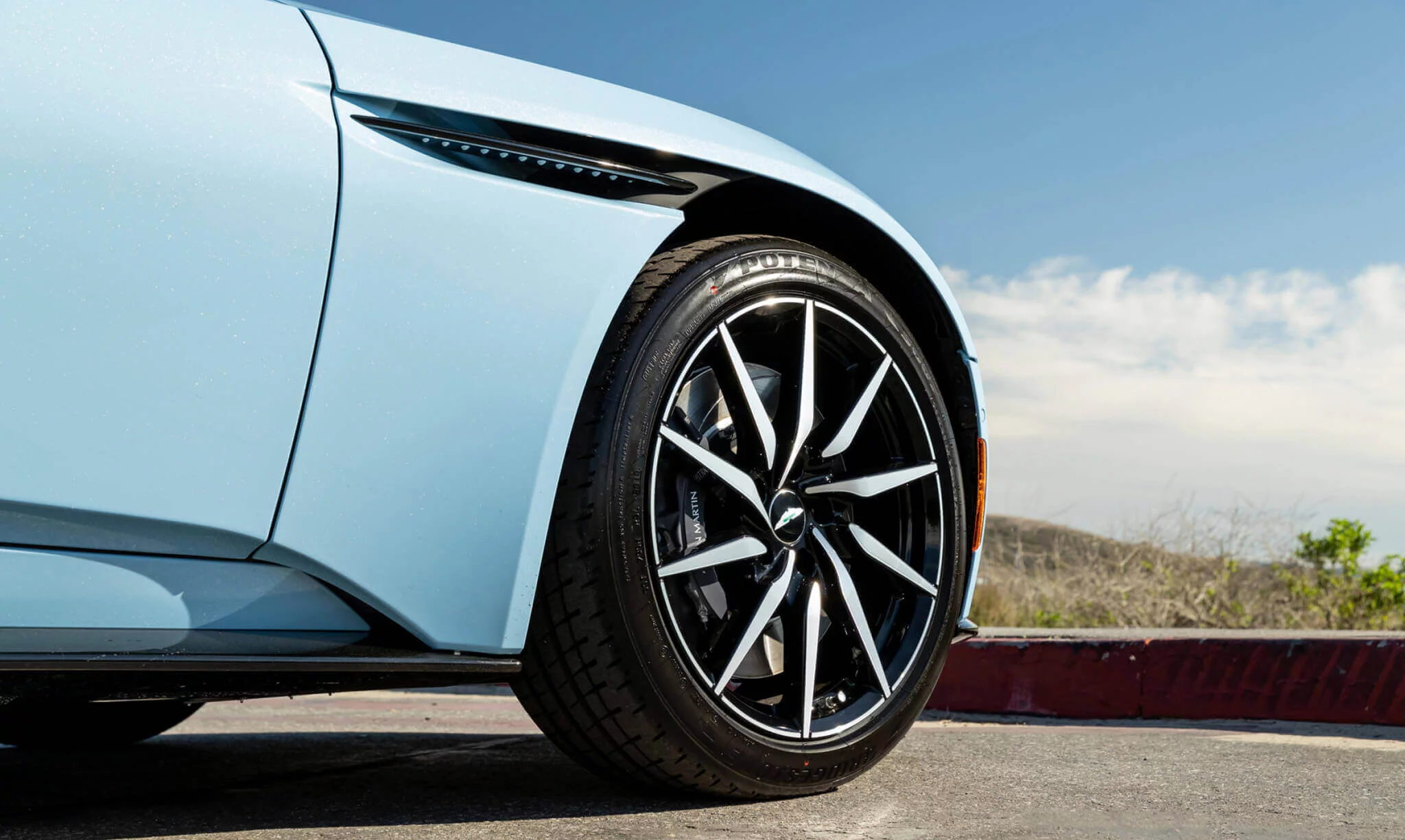 Frosted Glass Blue Aston Martin DB11