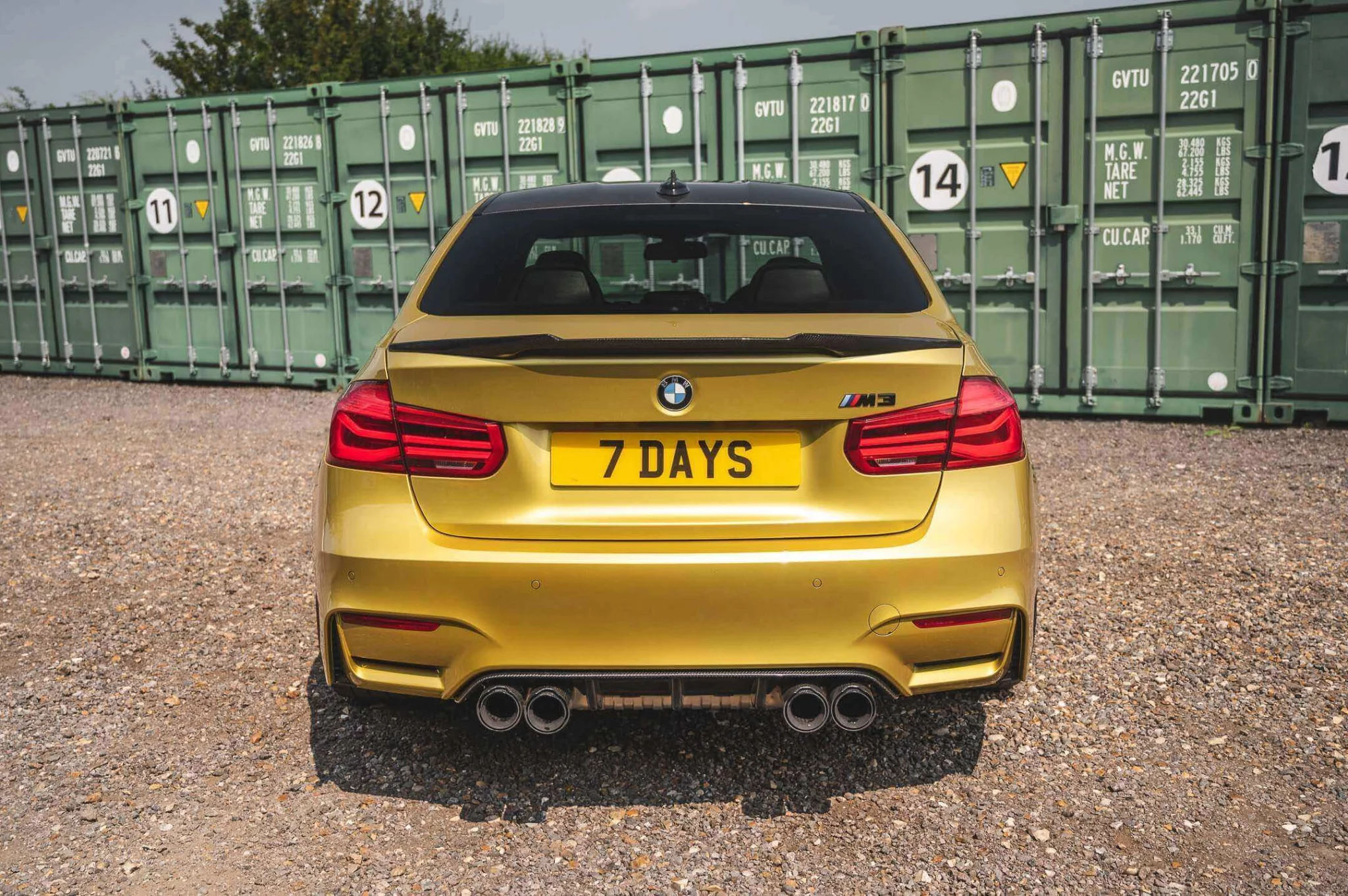 Austin Yellow BMW M3