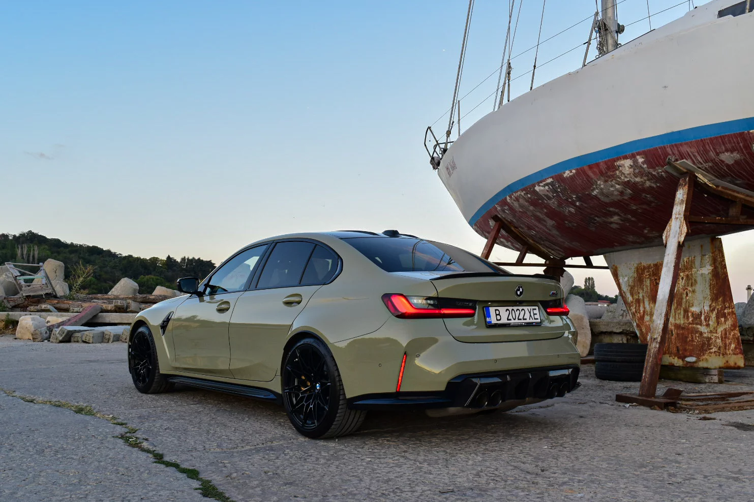Stone Grey BMW M3