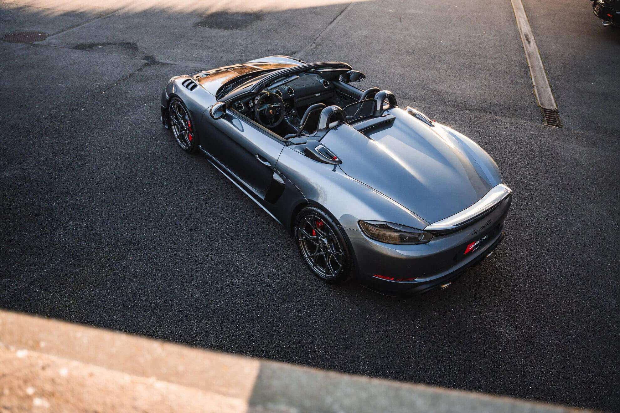Vanadium Grey Metallic Porsche 718 Spyder RS