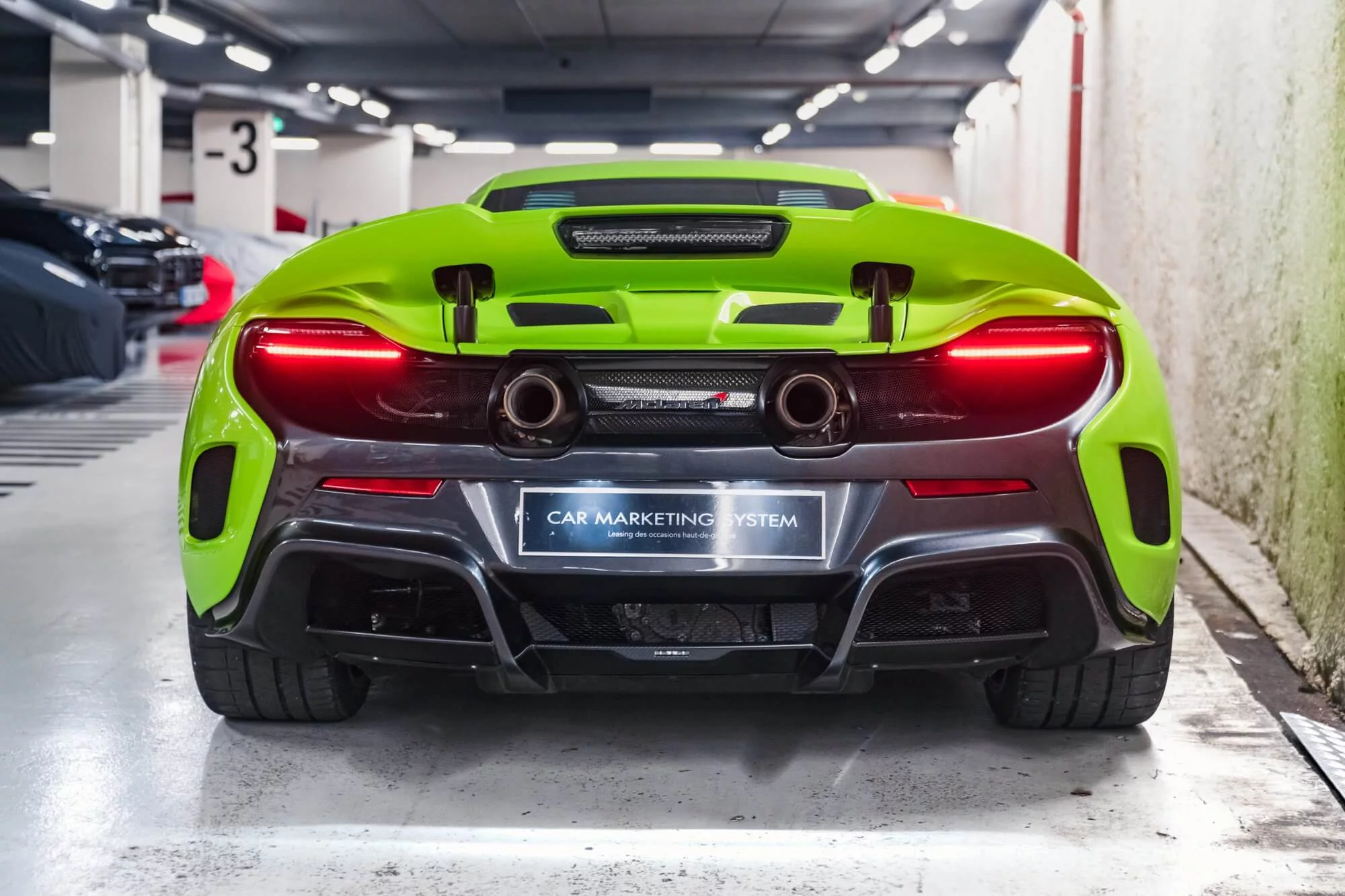 Napier Green McLaren 675LT