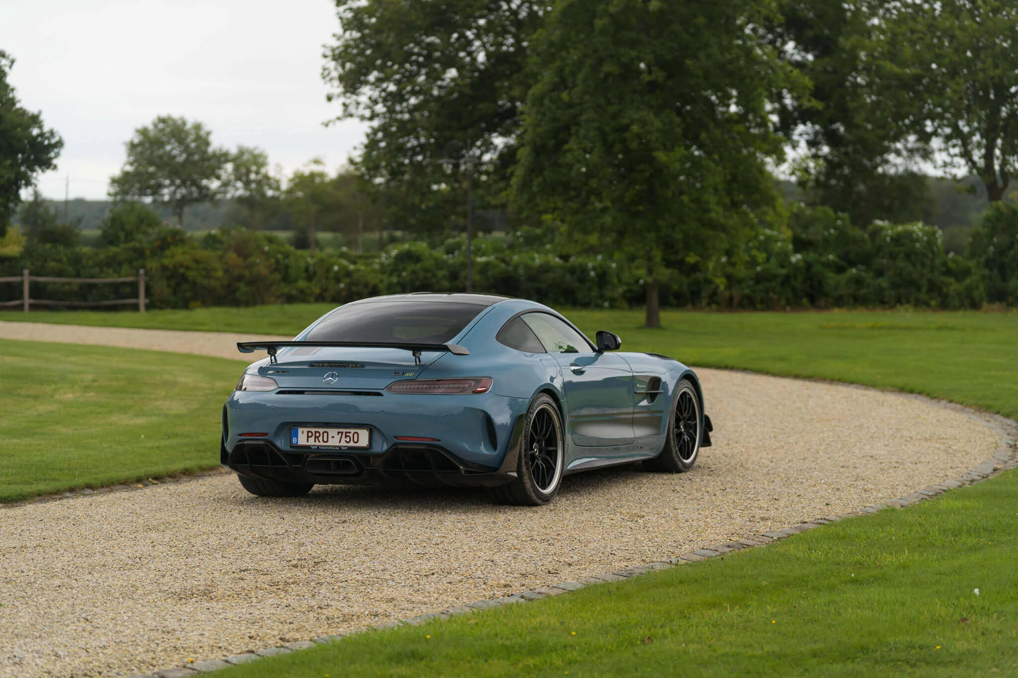 China Blue Mercedes-AMG GT