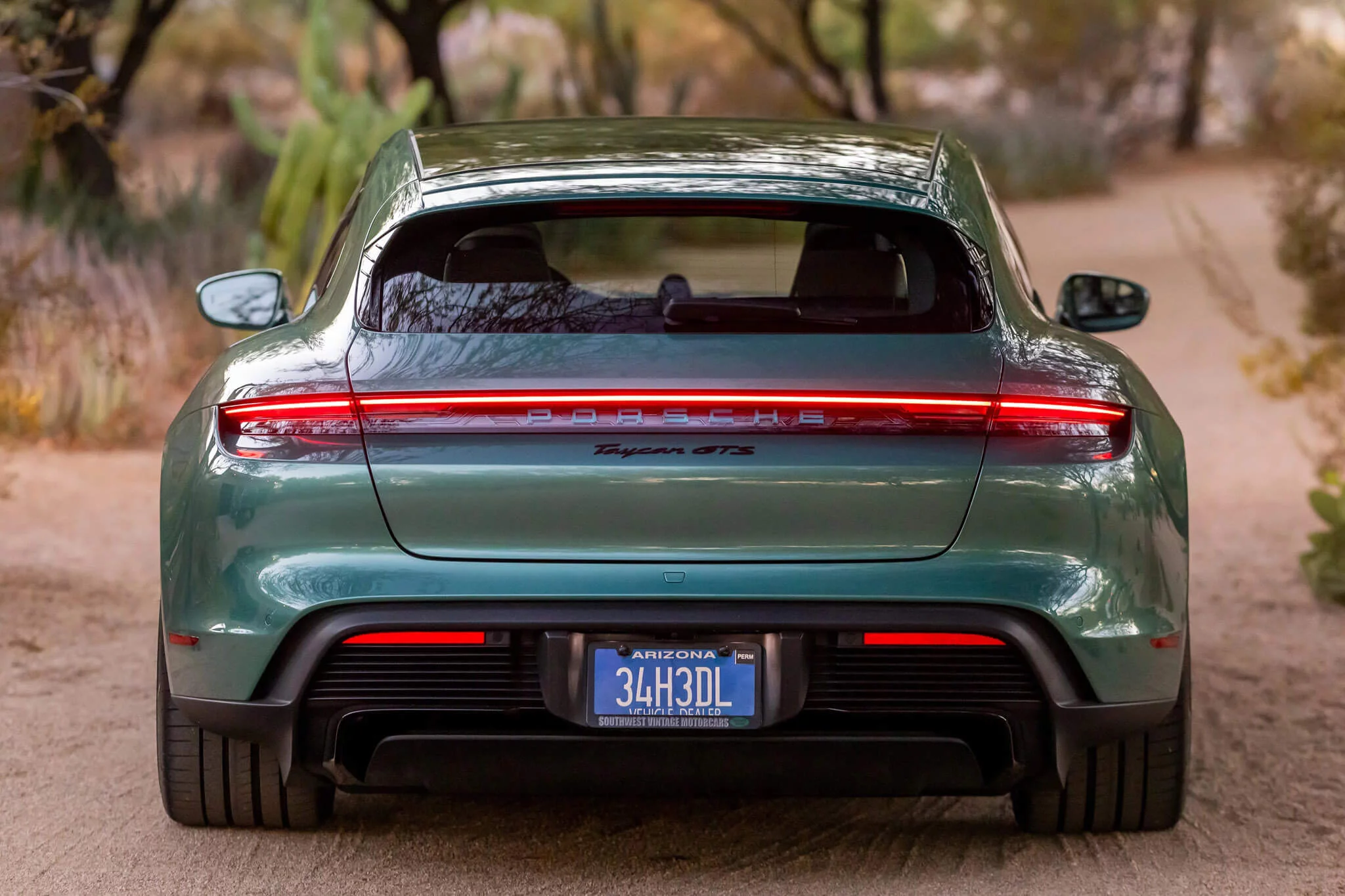 Racing Green Metallic Porsche Taycan