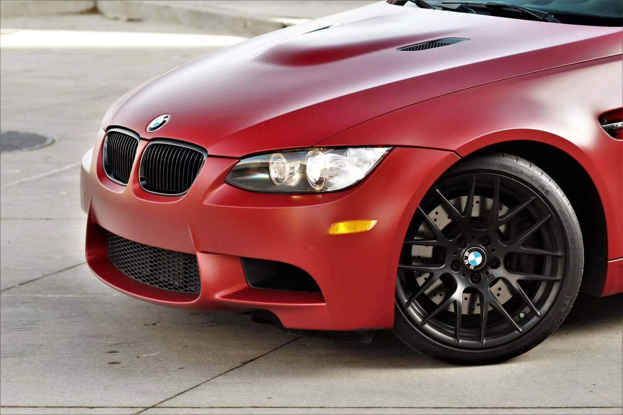 Frozen Red BMW M3